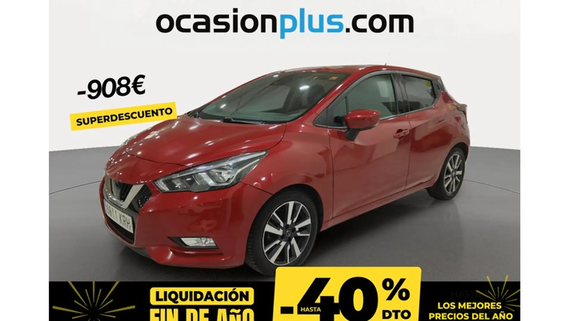 Nissan Micra IG-T S&S N-Connecta 90 Rouge - 1