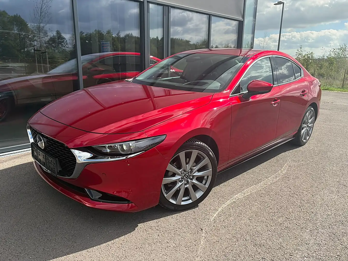 Mazda 3 Mazda3 Sedan e-Skyactiv G140 Exclusive-Line Aut. Rot - 1