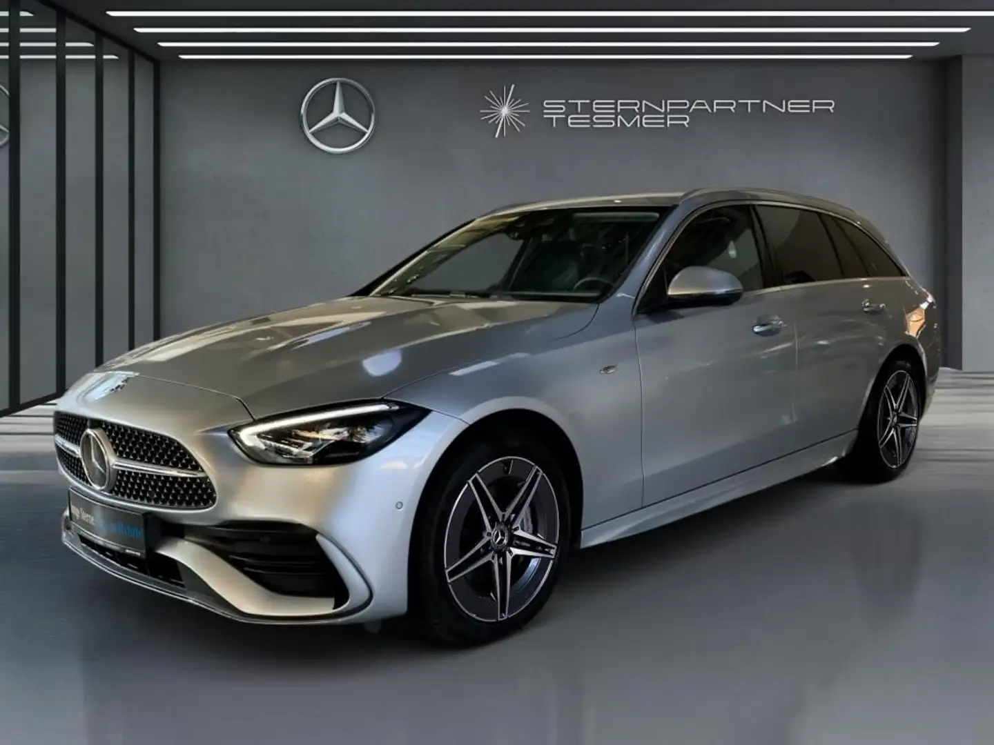Mercedes-Benz C 300 de T +AMG+MBUX+KAMERA+360°+Ambiente+SHZ Silber - 1