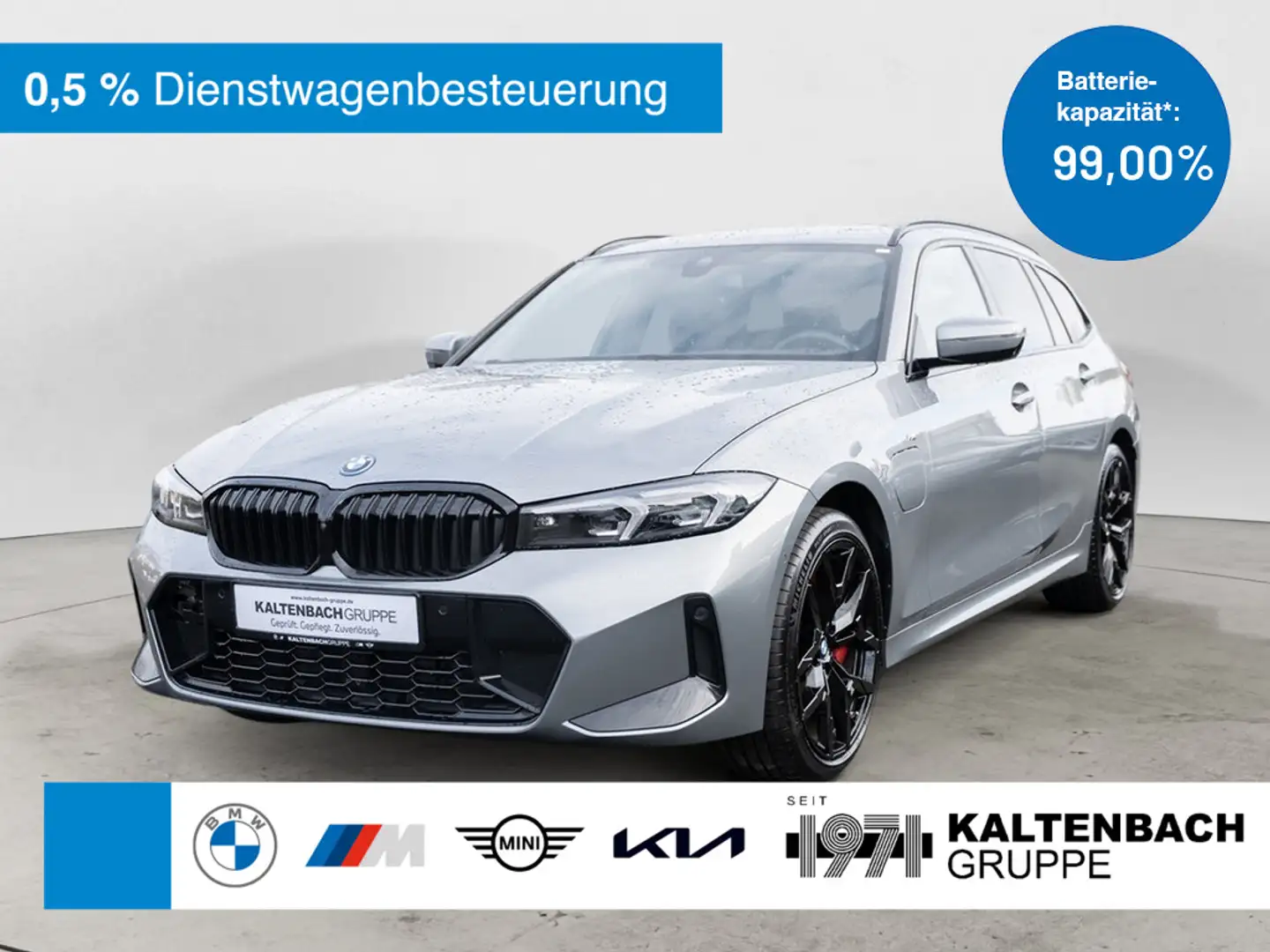BMW 330 e Touring xDrive M-Sport Pro PANO AHK HUD Grau - 1