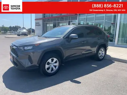 Gray 2021 Toyota RAV4 LE FWD SUV / Crossover Front-Wheel Drive 8-Speed Automatic