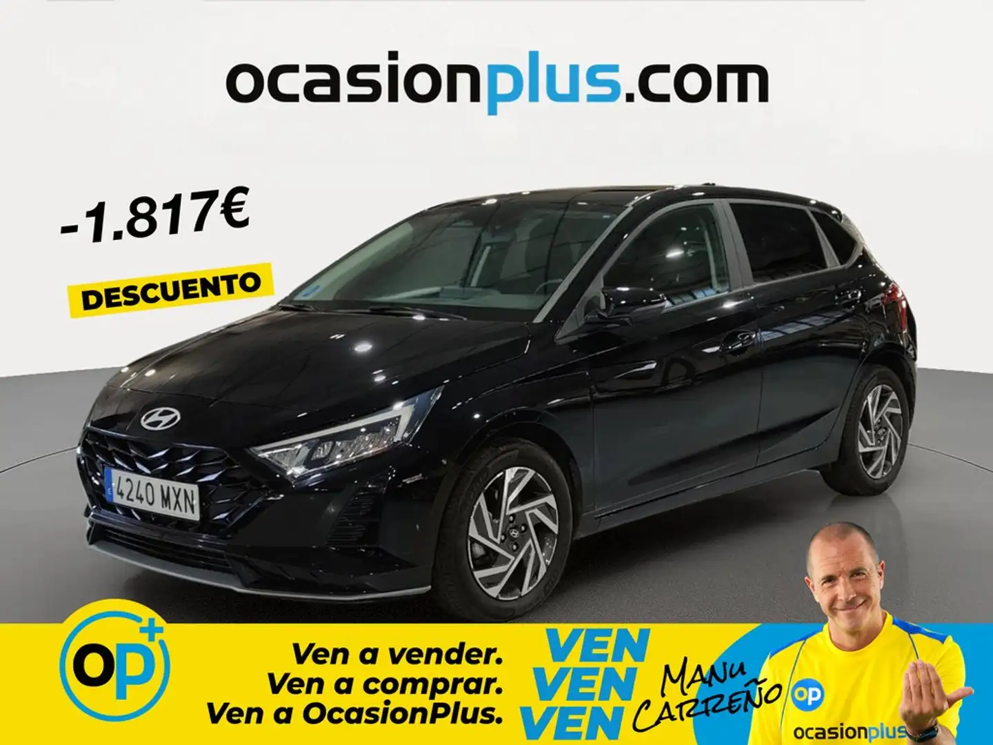 Hyundai i20 1.0 TGDI Klass 48V 100 Negro - 1