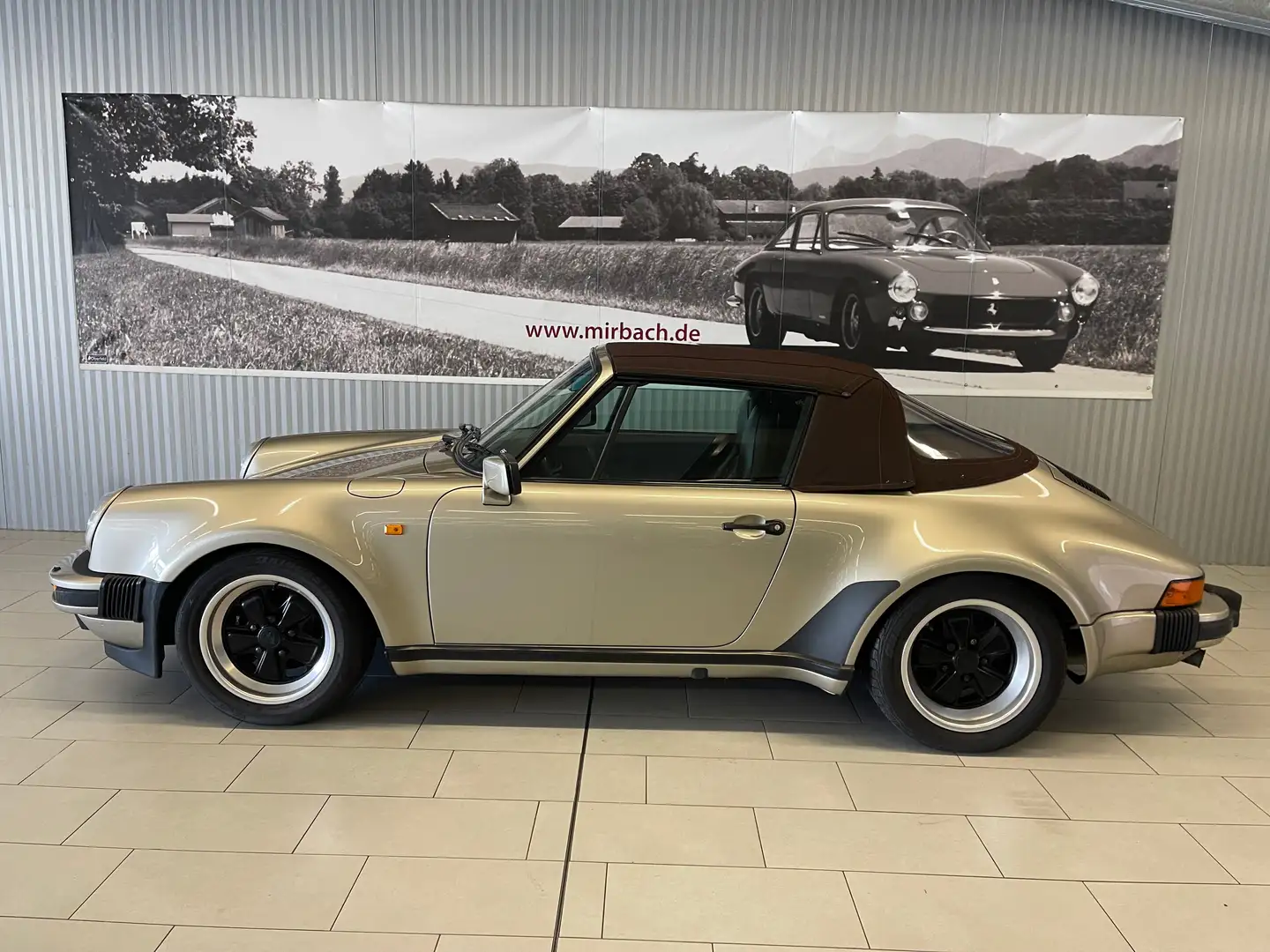 Porsche 911 3.2 Werksturbolook Cabriolet Deutsch 50.600km Bronze - 2