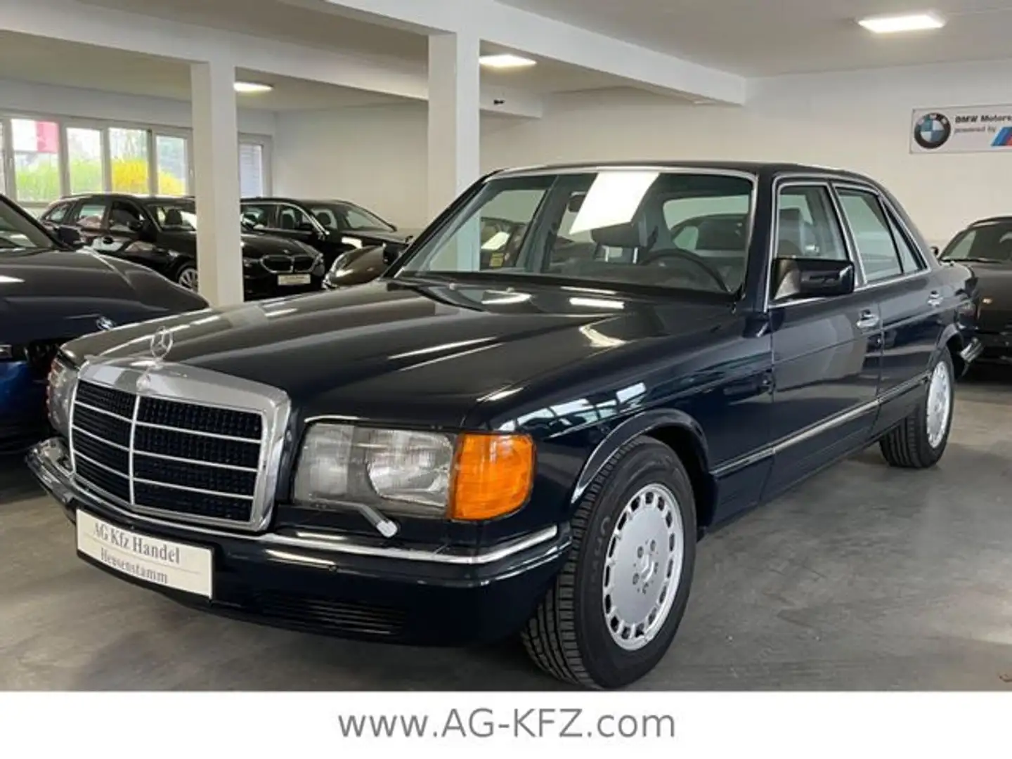 Mercedes-Benz 380 SE/Classic Data 2/Leder/Aut./Klima/DEUTSCH Blauw - 2