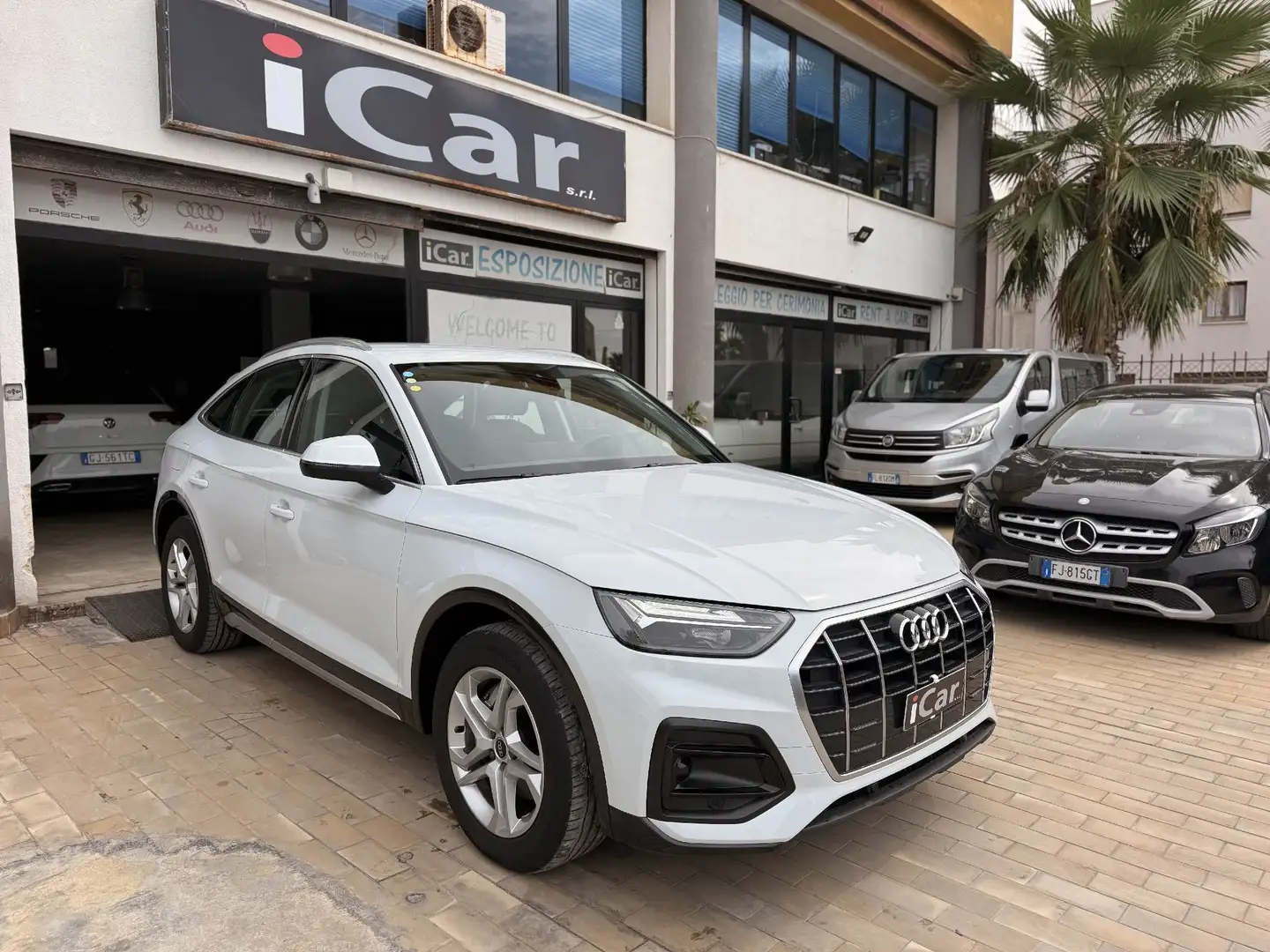 Audi Q5 Spb 35 2.0 tdi mhev Business Advanced s-tronic Bianco - 2