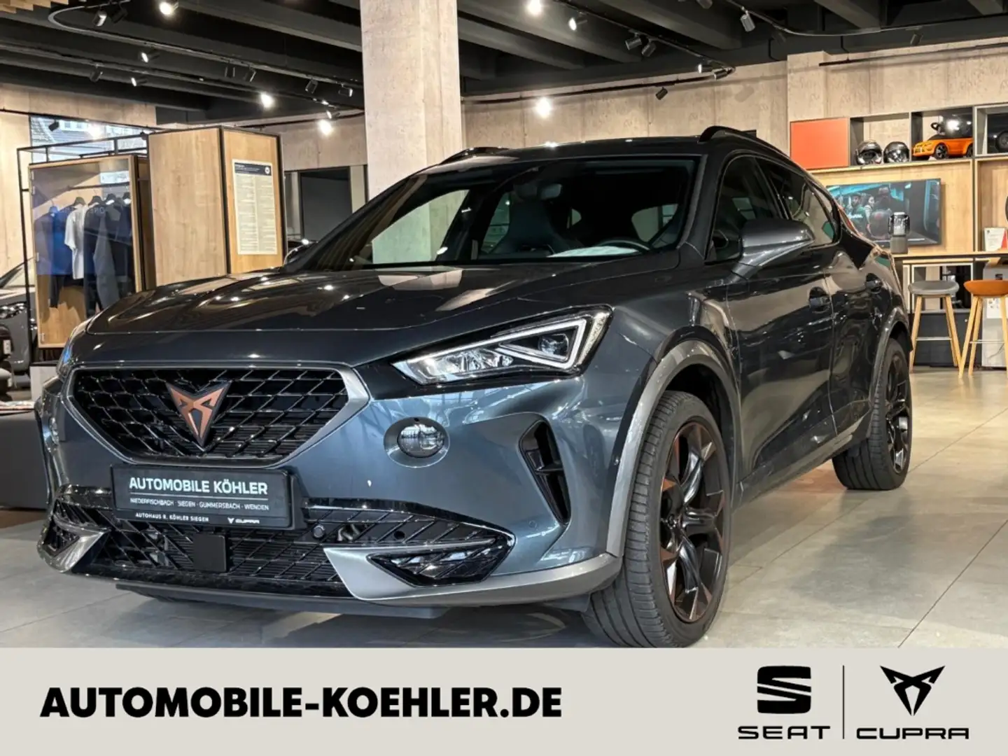 CUPRA Formentor VZ e-HYBRID 1.4 EU6d AD AHK-klappbar Navi Digitale Grau - 1