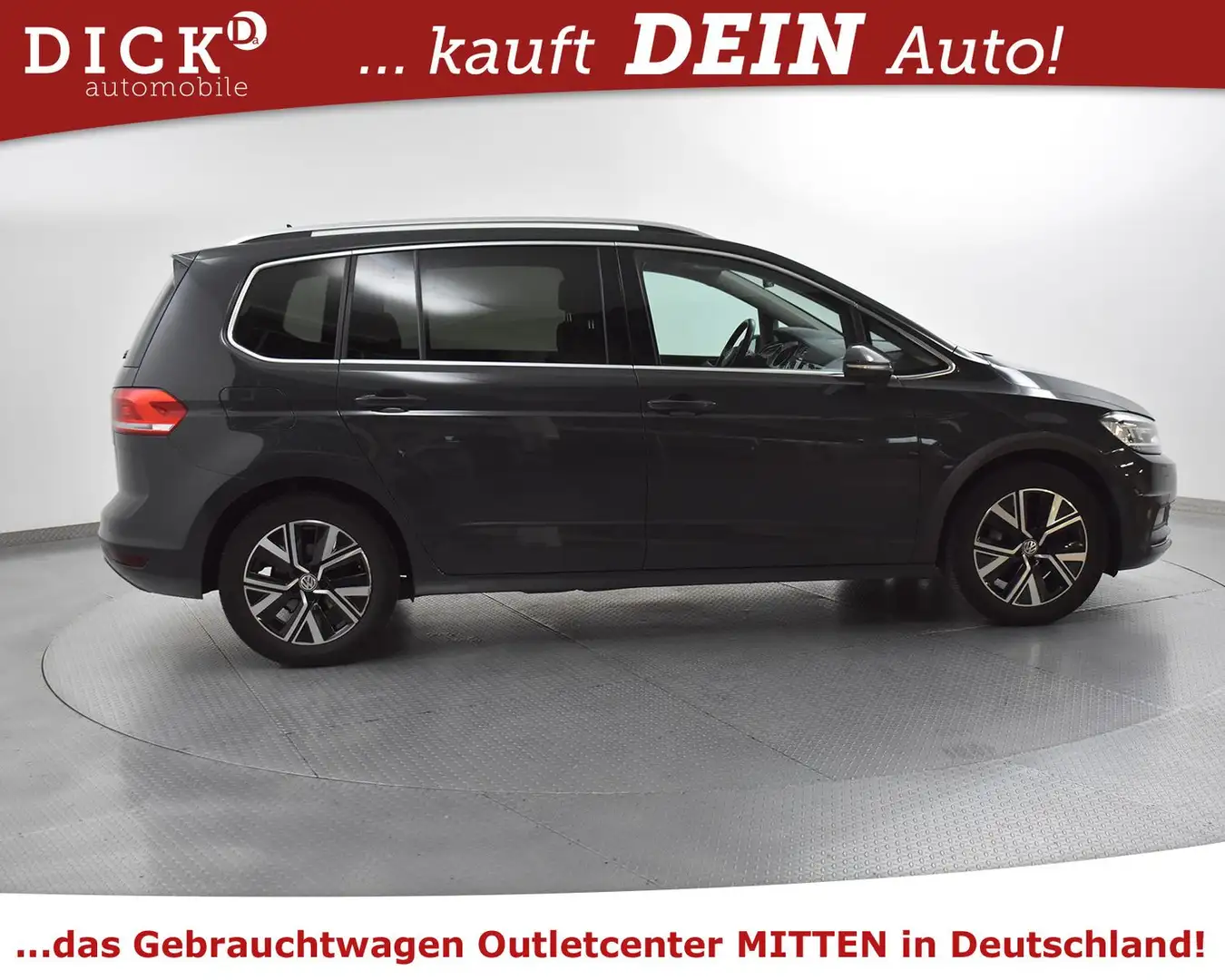 Volkswagen Touran 2.0d DSG Highl STANDHZ+NAV+KAM+LED+AHK+AC Grey - 2