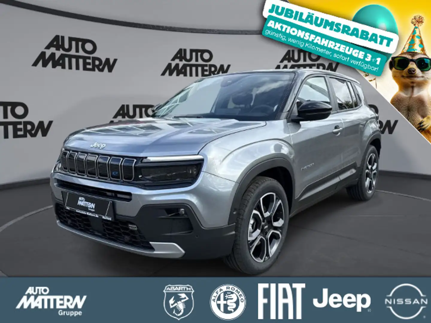 Jeep Avenger Summit Electric +Leder +Infotainment-Pak Grau - 1