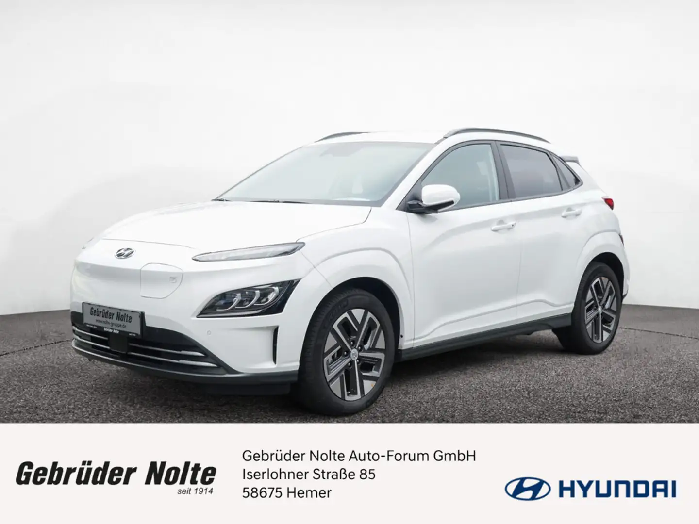 Hyundai KONA Trend Elektro SHZ KAMERA NAVI ACC LED Blanc - 1