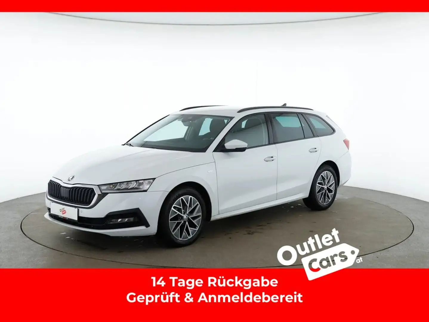 Skoda Octavia Combi 2.0 TDI DSG Ambition ASSIST+LED+NAV Weiß - 1
