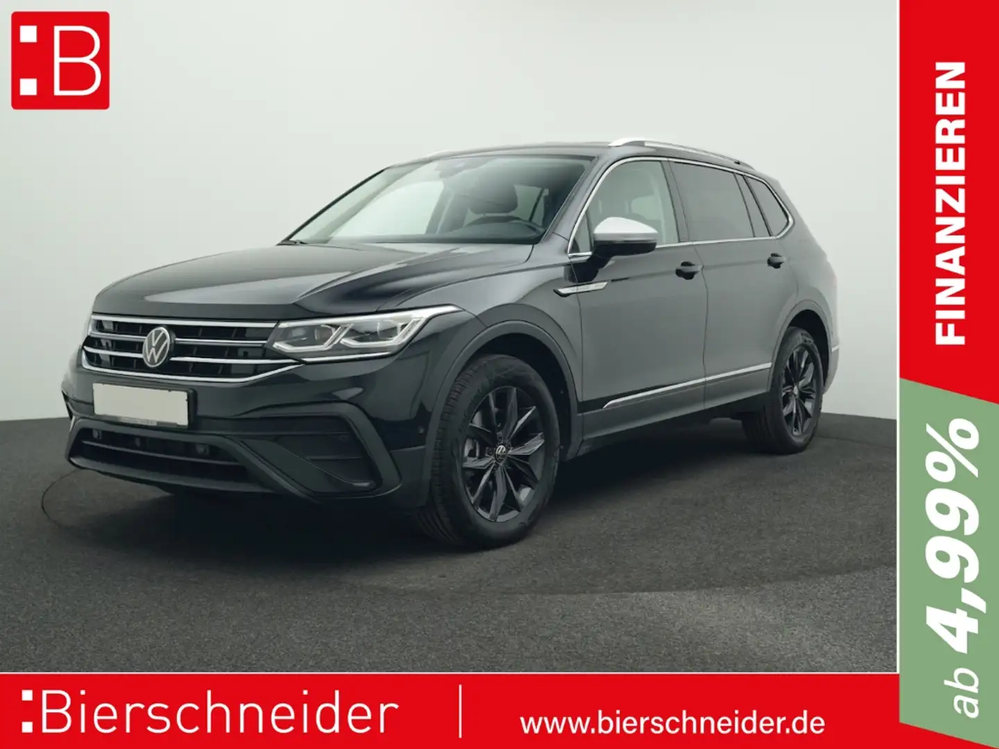 Volkswagen Tiguan Allspace 2.0 TSI DSG Life AHK MATRIX NAVI ACC Schwarz - 1