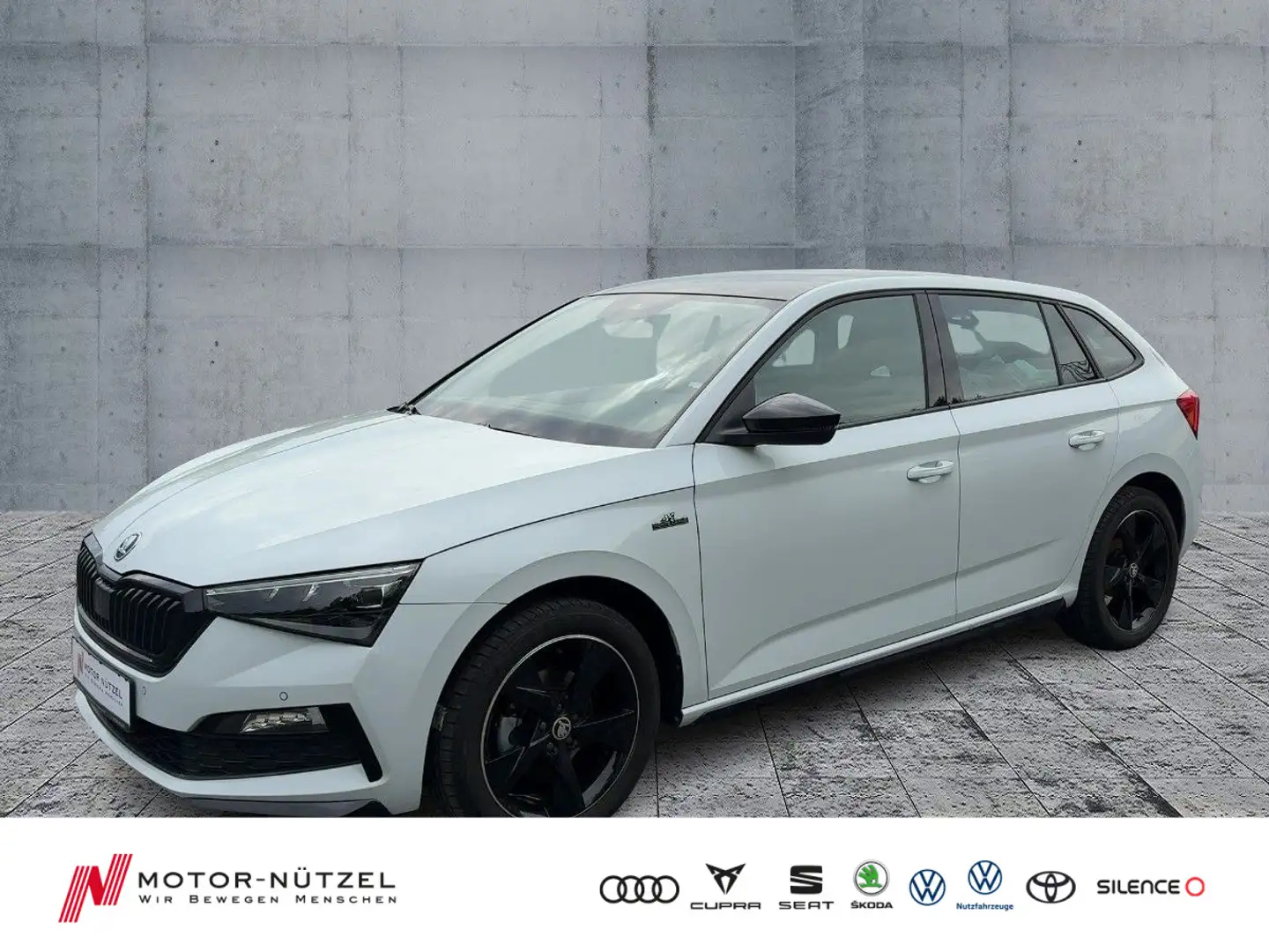 Skoda Scala 1.0 TSI MONTE CARLO LED+NAV+SHZ+PDC+VC+17" White - 1