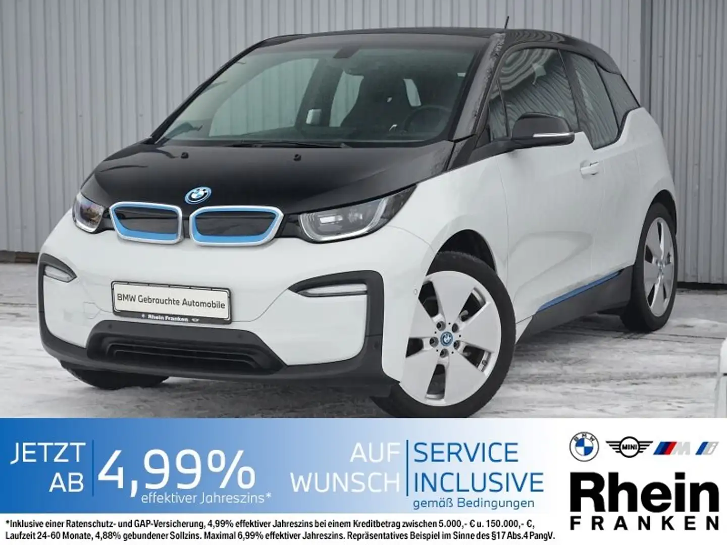 BMW i3 120Ah Navi Prof.Kam.Wärmepumpe.Sitzhzg..PDC Weiß - 1