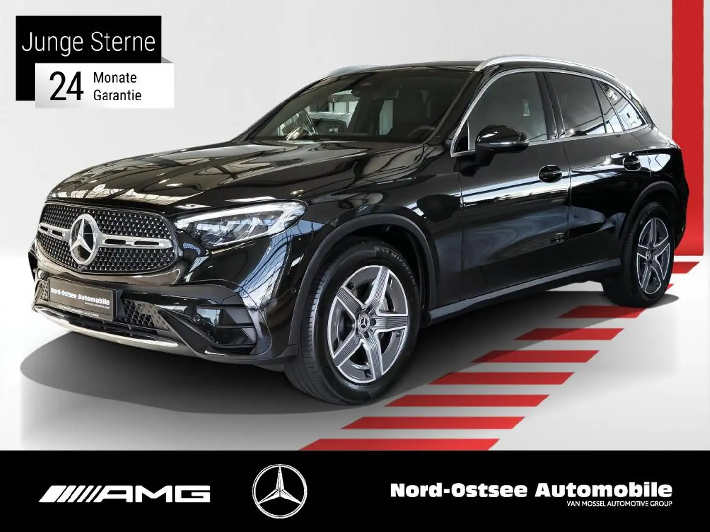 Mercedes-Benz GLC 300 d 4M AMG ADV.+ KAMERA LED KEYLESS MEMORY Schwarz - 1