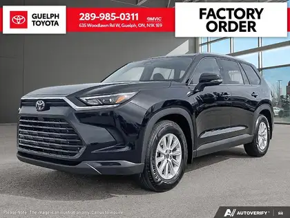 Black 2026 Toyota Grand Highlander SUV / Crossover All-Wheel Drive 8-Speed Automatic