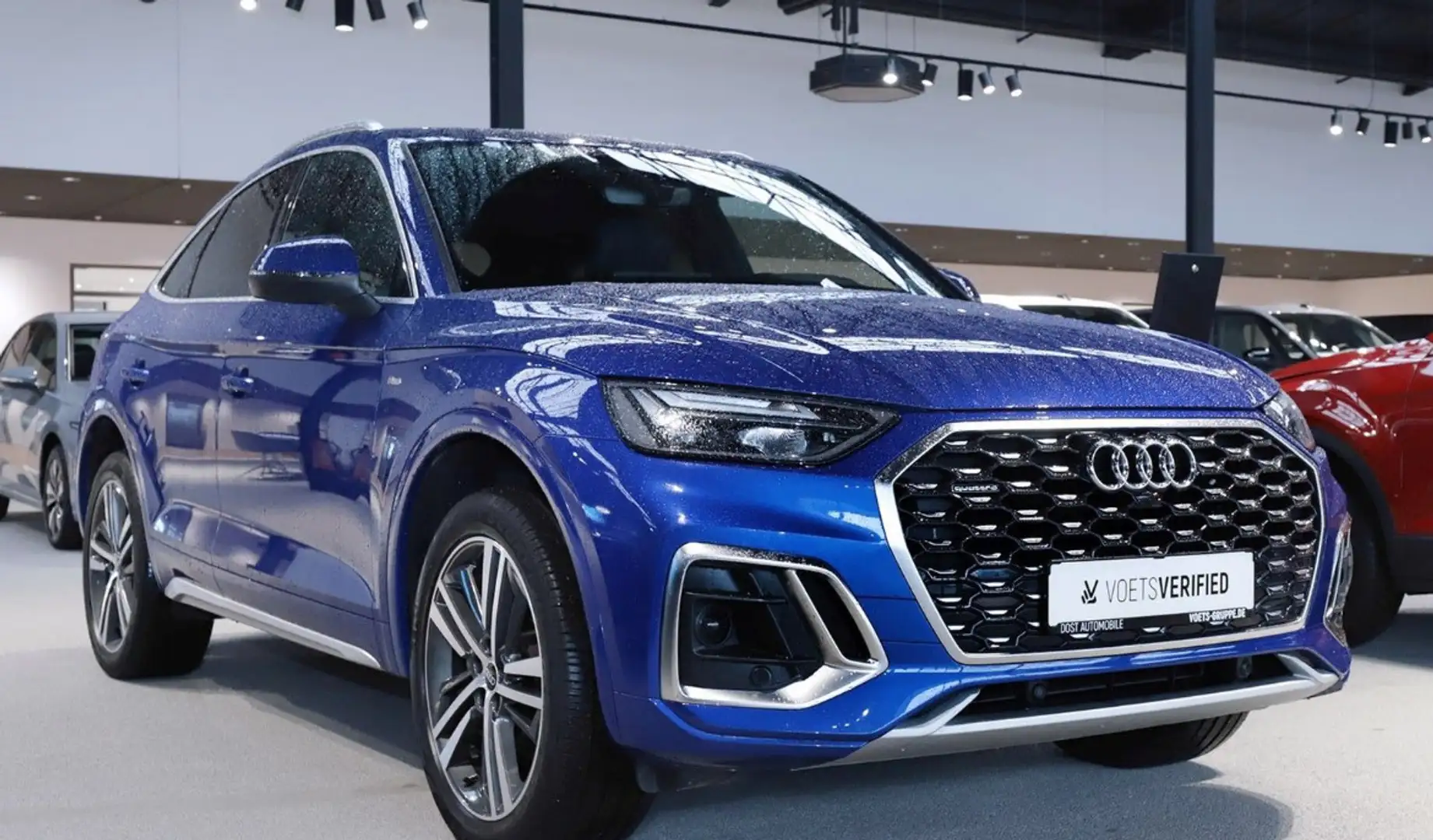 Audi Q5 Sportback 40 2.0 tdi S line quattro s-tronic Blu/Azzurro - 2
