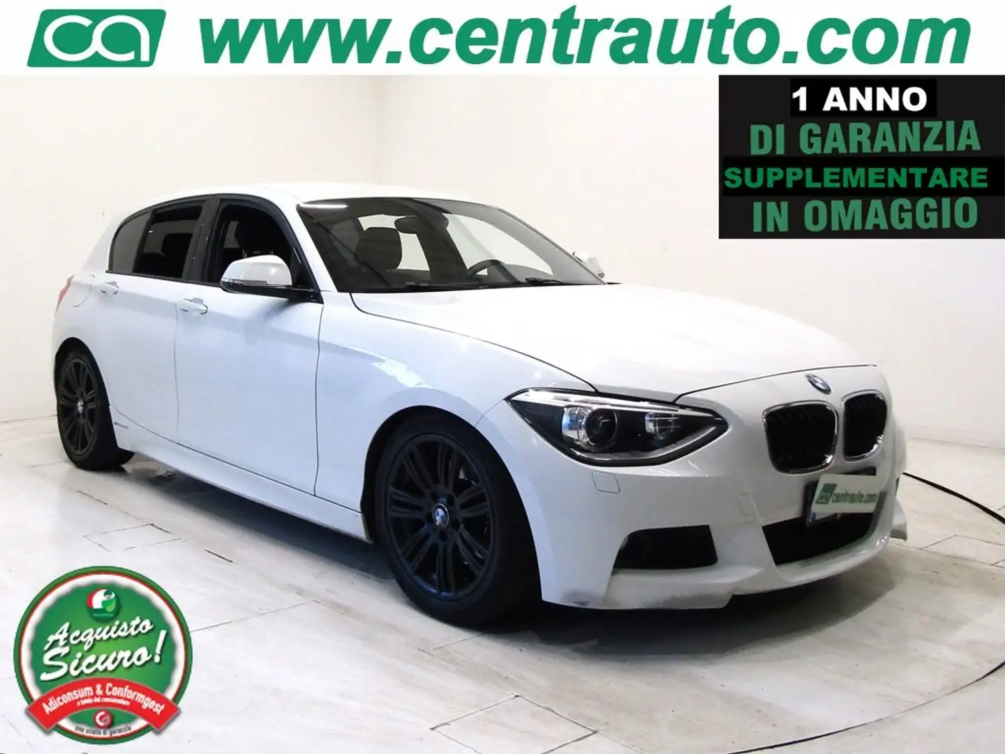 BMW 125 d 2.0D 5p. Msport Manuale Blanc - 1