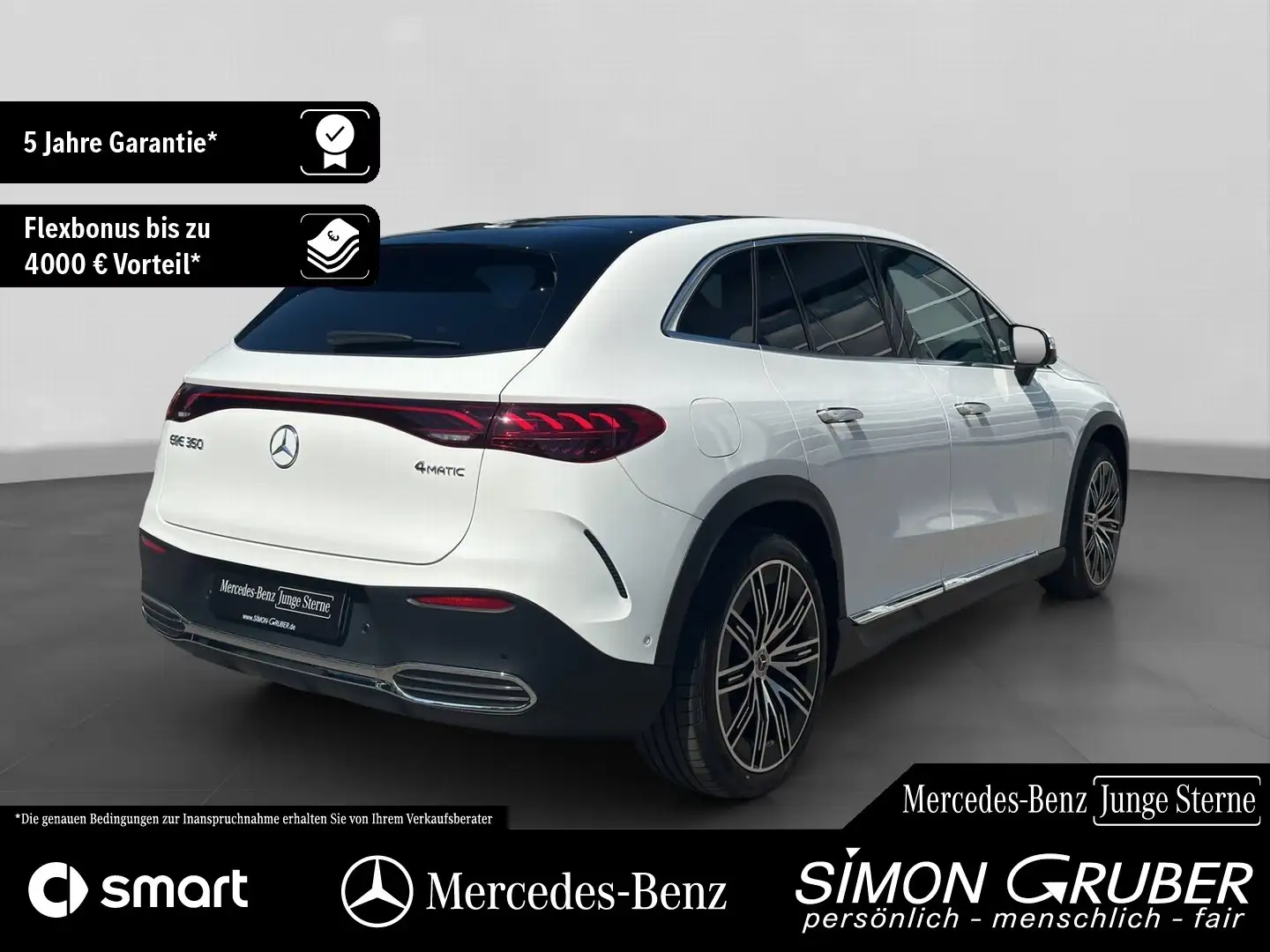 Mercedes-Benz EQE SUV EQE 350 4M SUV AMG Pano Hyper 360 Distronic Digi Bianco - 2