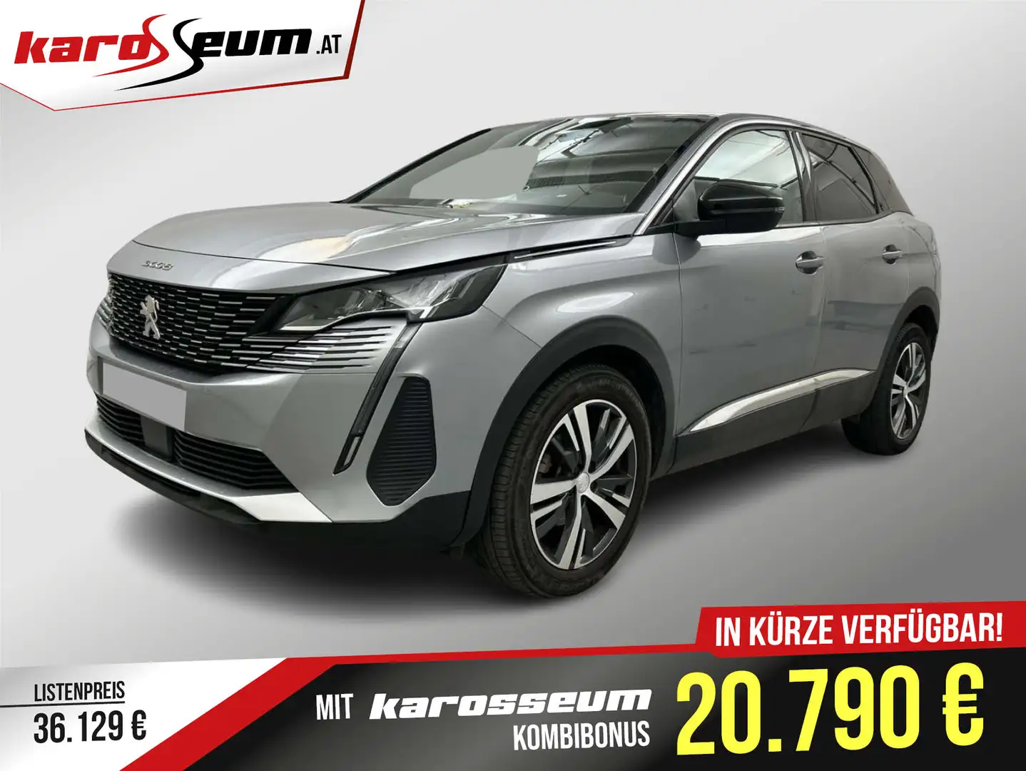 Peugeot 3008 PureTech 130 Allure Aut. | PREMIUM ZUSTAND | Kamer Grau - 1