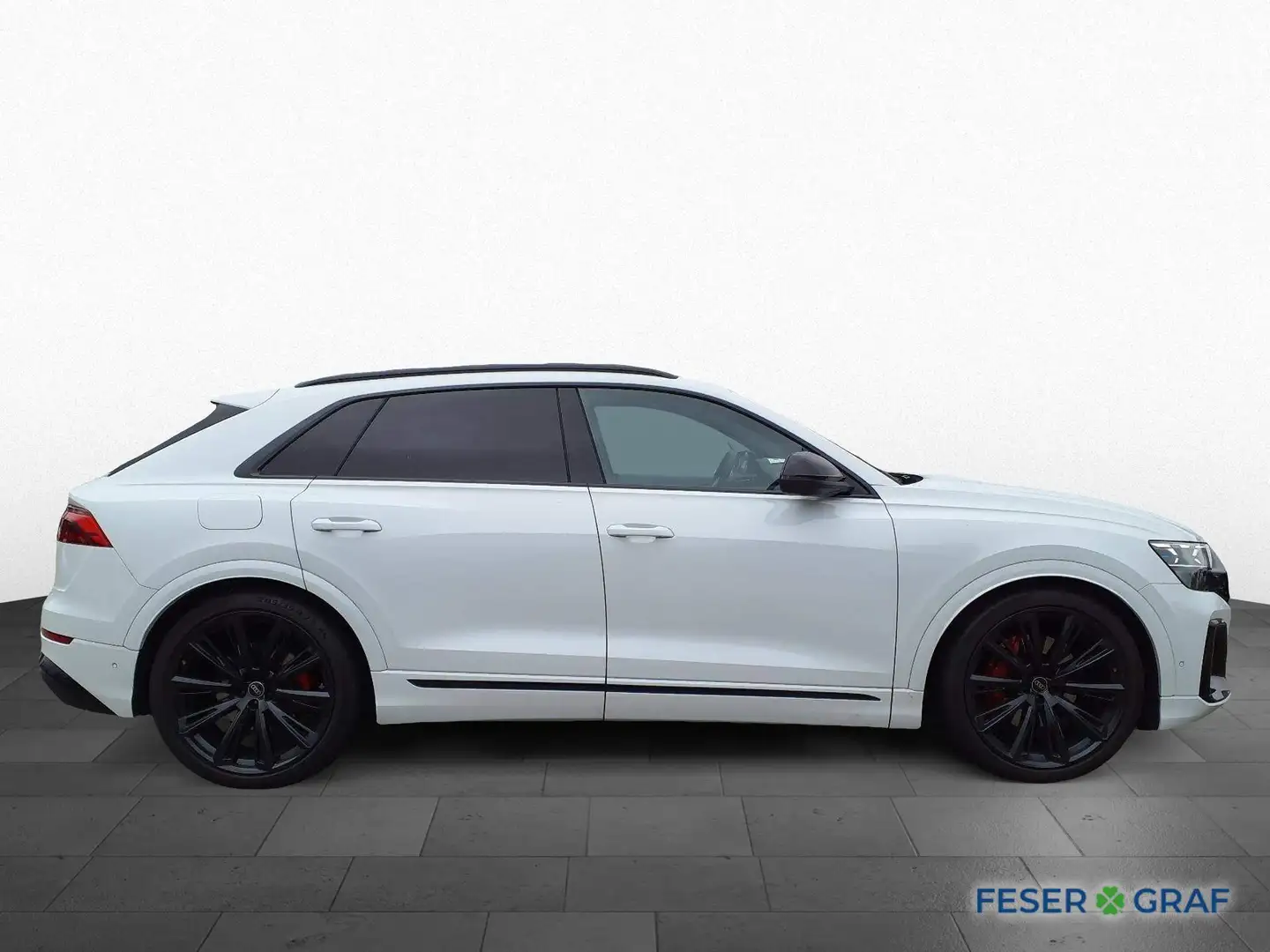 Audi Q8 50 TDI 2x S line /HD-Matrix/ACC/HuD/Pano/Sthzg/B&O Weiß - 2