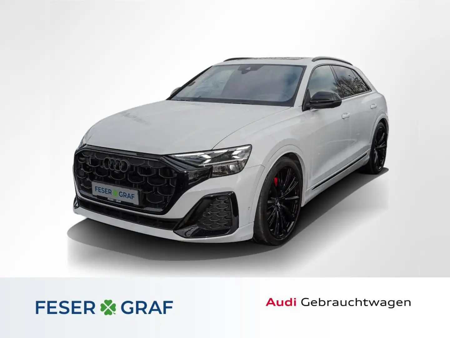 Audi Q8 50 TDI 2x S line /HD-Matrix/ACC/HuD/Pano/Sthzg/B&O Blanc - 1
