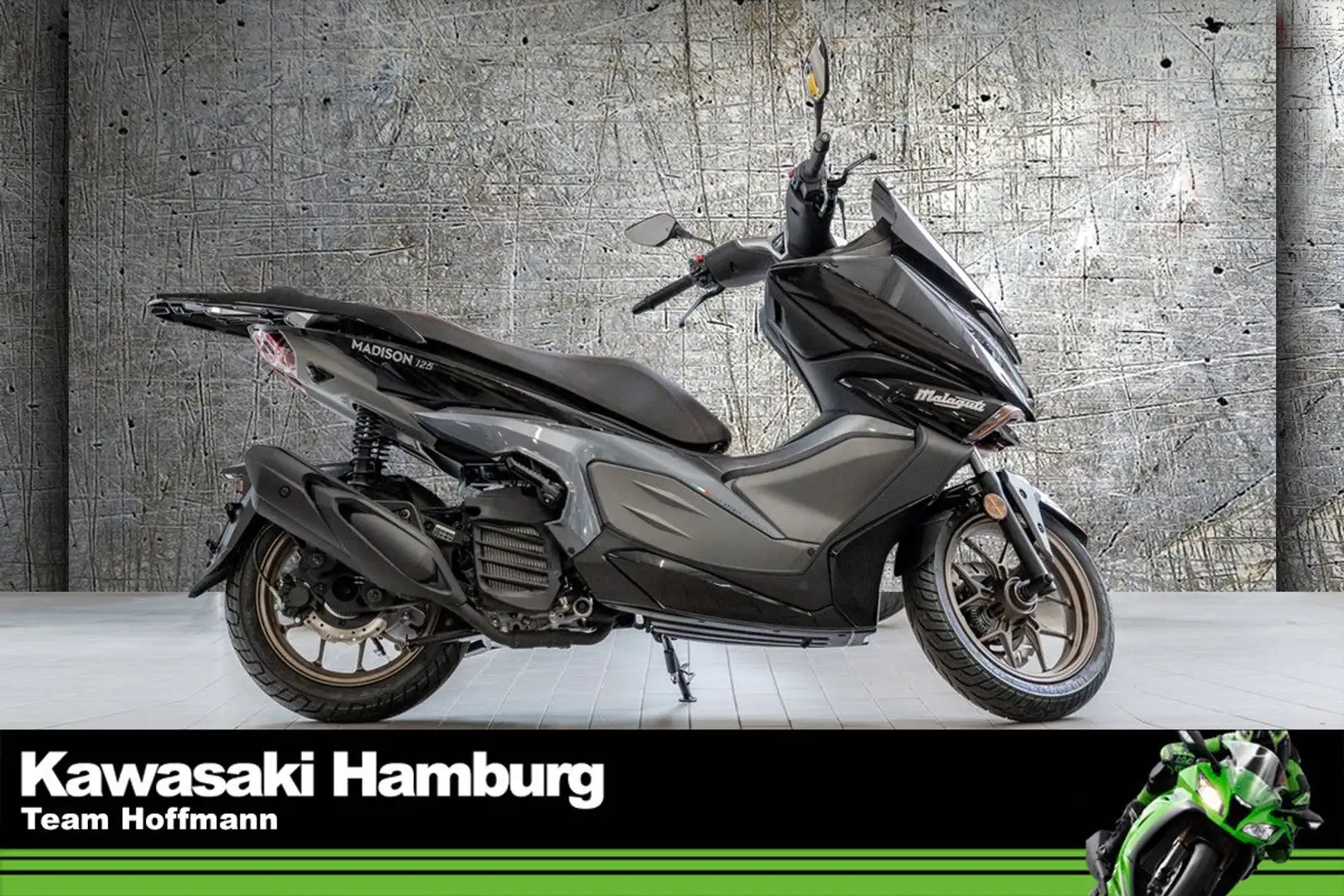 Malaguti Madison 125 ABS, 4 JAHRE WERKSGARANTIE Černá - 1