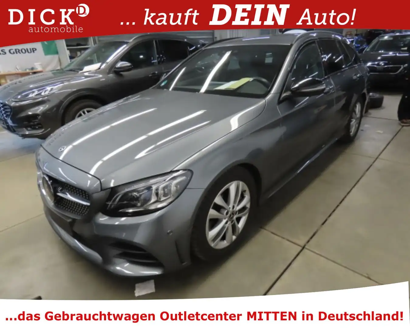 Mercedes-Benz C 300 d T AMG Line 9G-Aut. ACC/LED/NAV/BUR/PDC+/8 Grau - 1