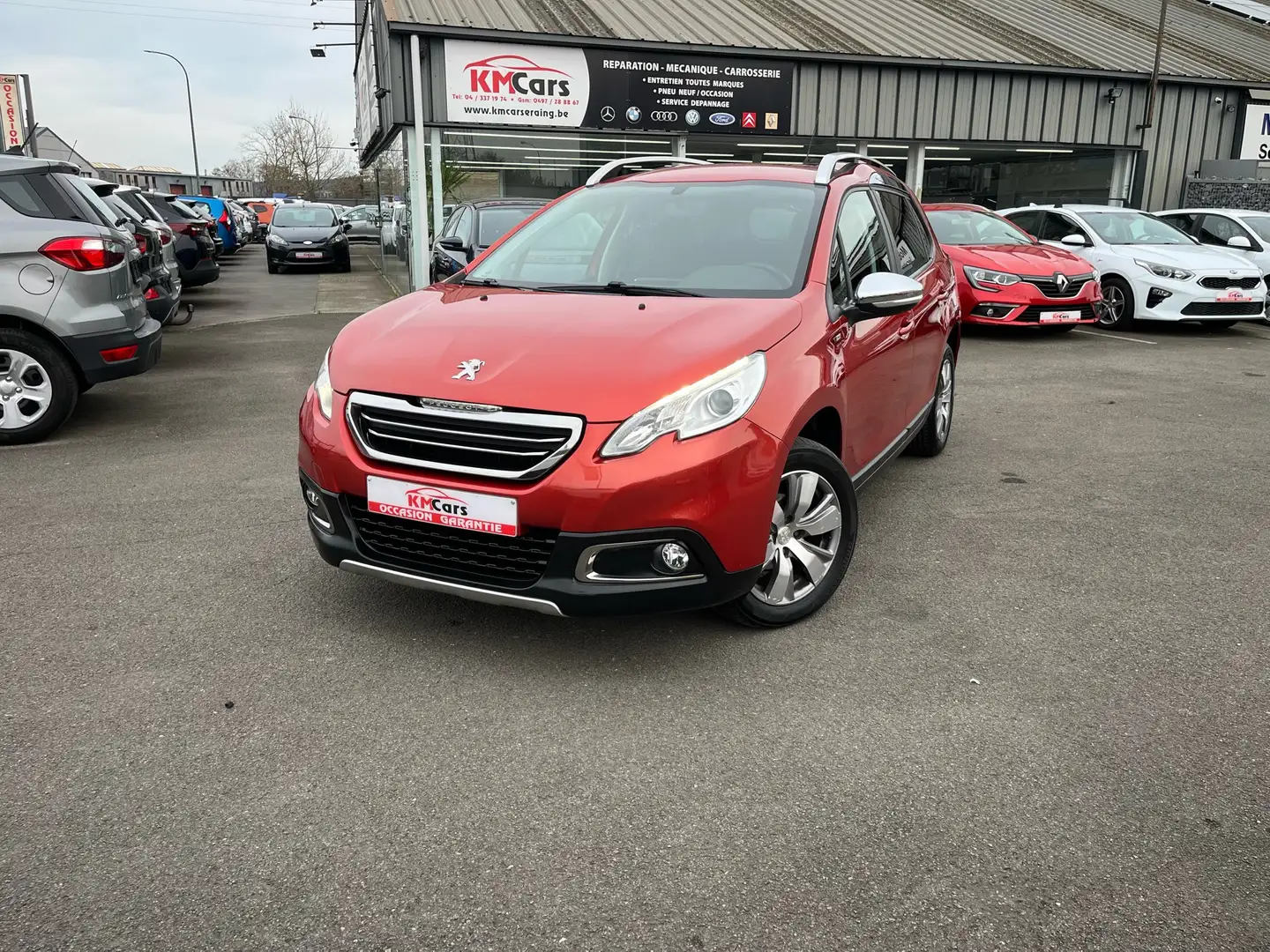 Peugeot 2008 1.6 e-HDi // CLIMATISATION //JANTES// NAVIGATION Orange - 2