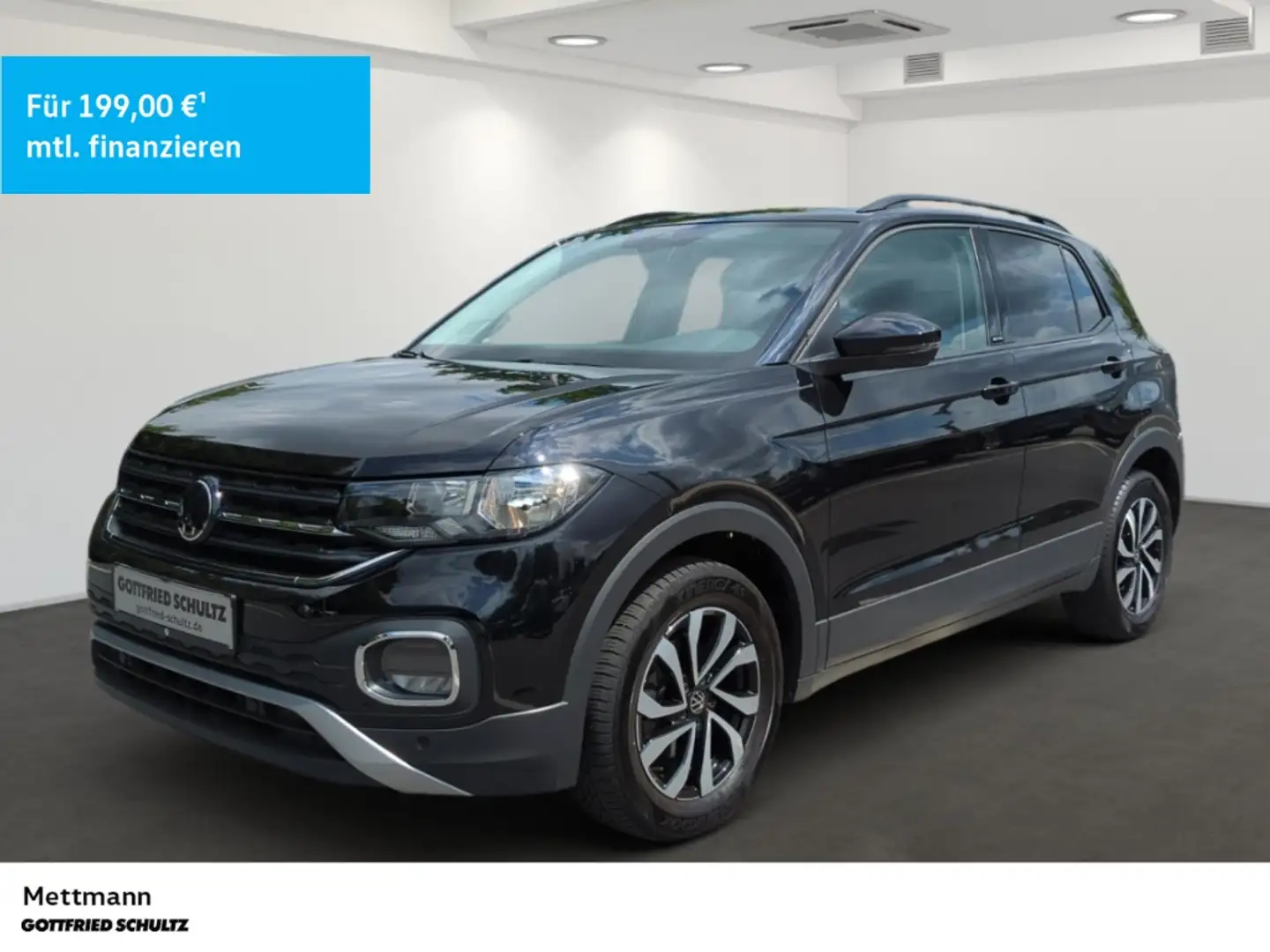 Volkswagen T-Cross 1.0 TSI Active NAVI SHZ PDC DAB MFL LM Noir - 1