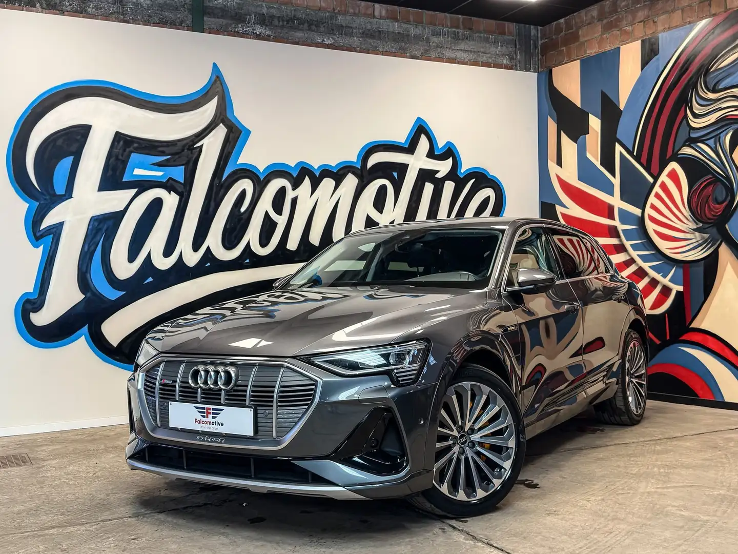 Audi e-tron 50*QUATTRO*65 kWh*347 KM*94.8% HEALTH* Grijs - 1