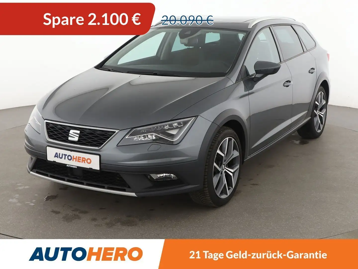 SEAT Leon 2.0 TDI X-Perience 4Drive Aut.*NAVI*ACC*CAM* Grau - 1