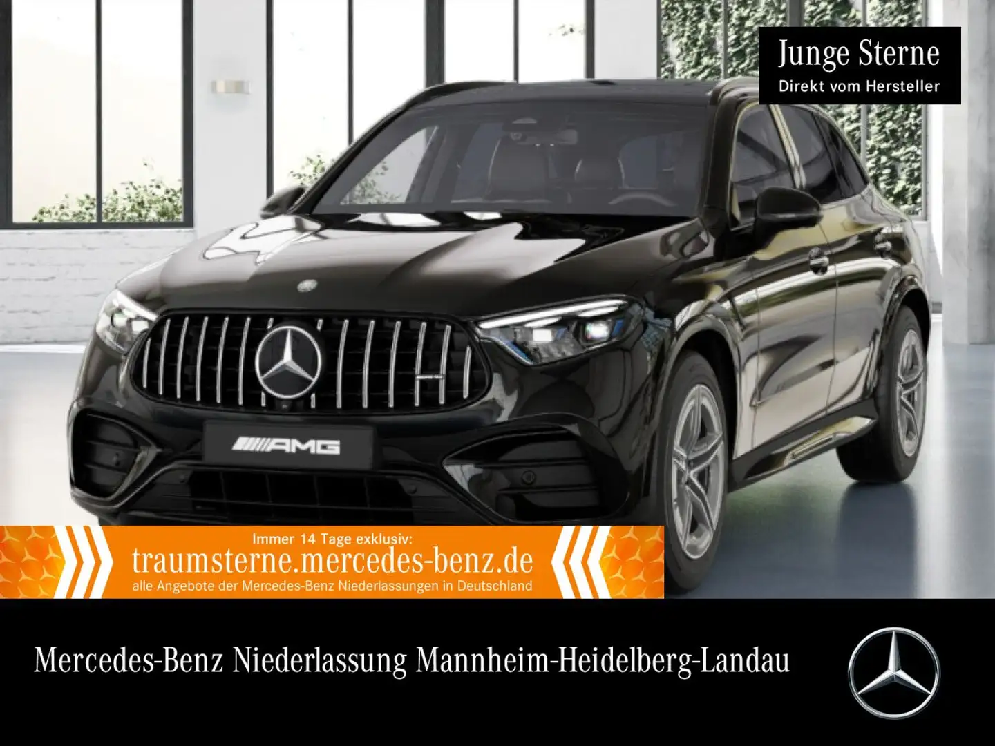 Mercedes-Benz GLC 43 AMG GLC 43 4M NIGHT+PANO+360+AHK+STHZG+TOTW+KEYLESS+9G Schwarz - 1
