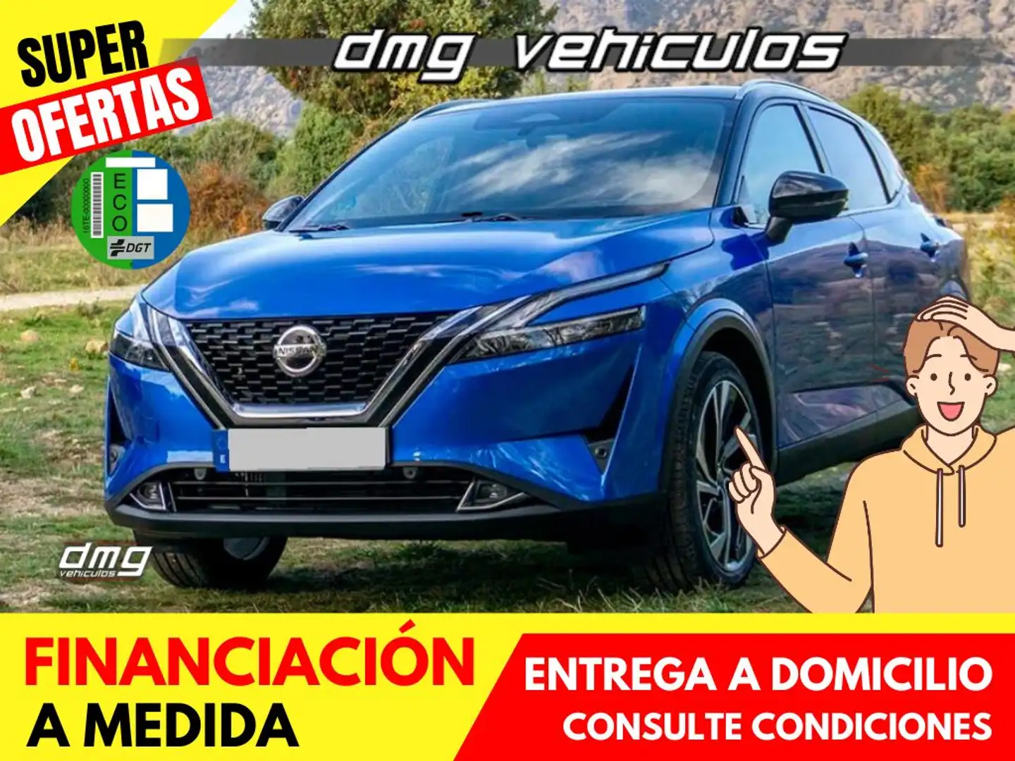Nissan Qashqai 1.3 DIG-T mHEV 12V Premiere Edition 4x2 Aut. 116kW Bleu - 1