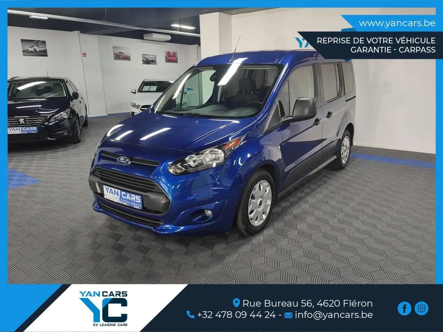 Ford Tourneo Connect 1.0 EcoBoost * FAMILIAL * GARANTIE 1 AN FORD Modrá - 1