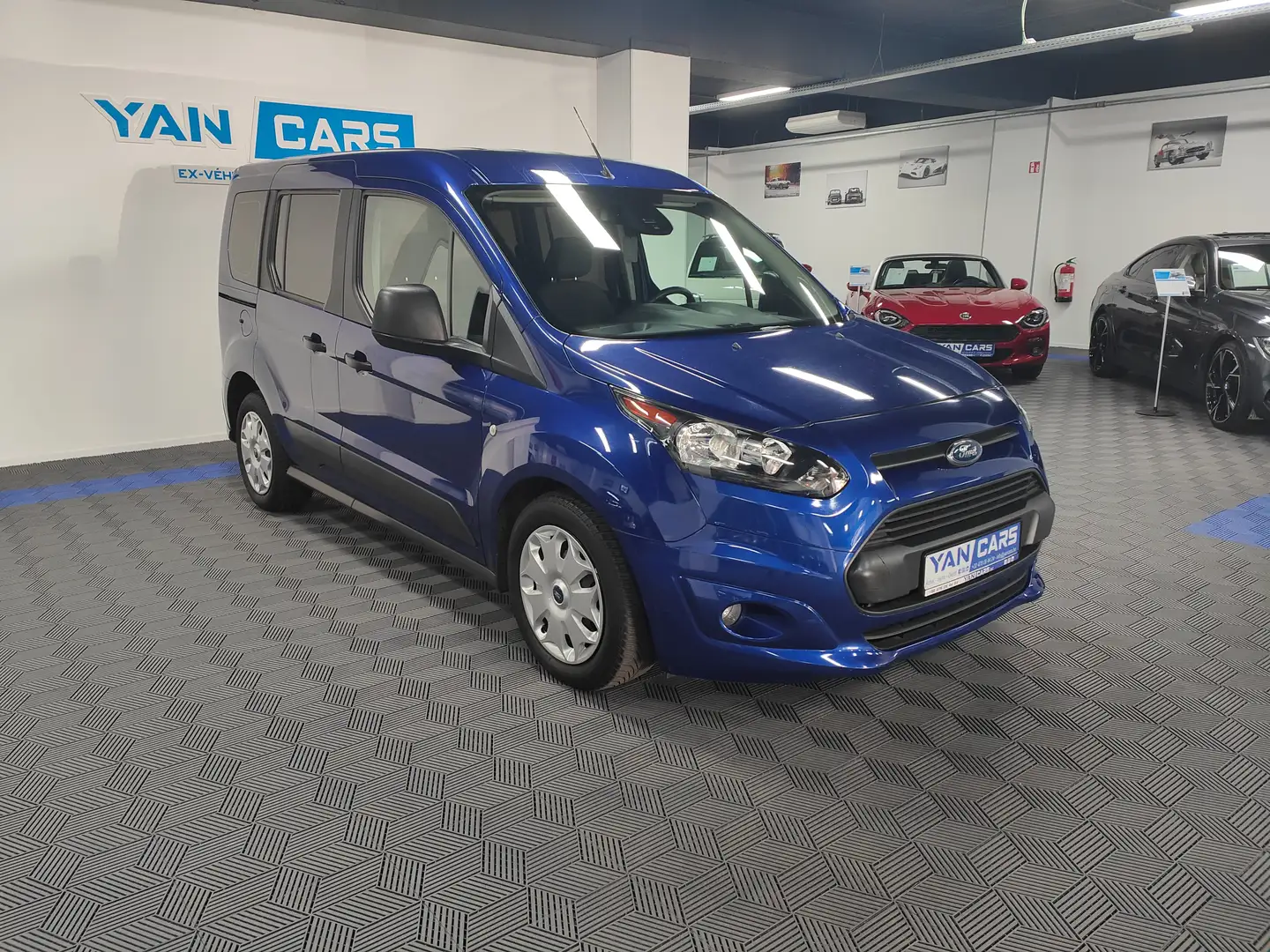 Ford Tourneo Connect 1.0 EcoBoost * FAMILIAL * GARANTIE 1 AN FORD Blauw - 2