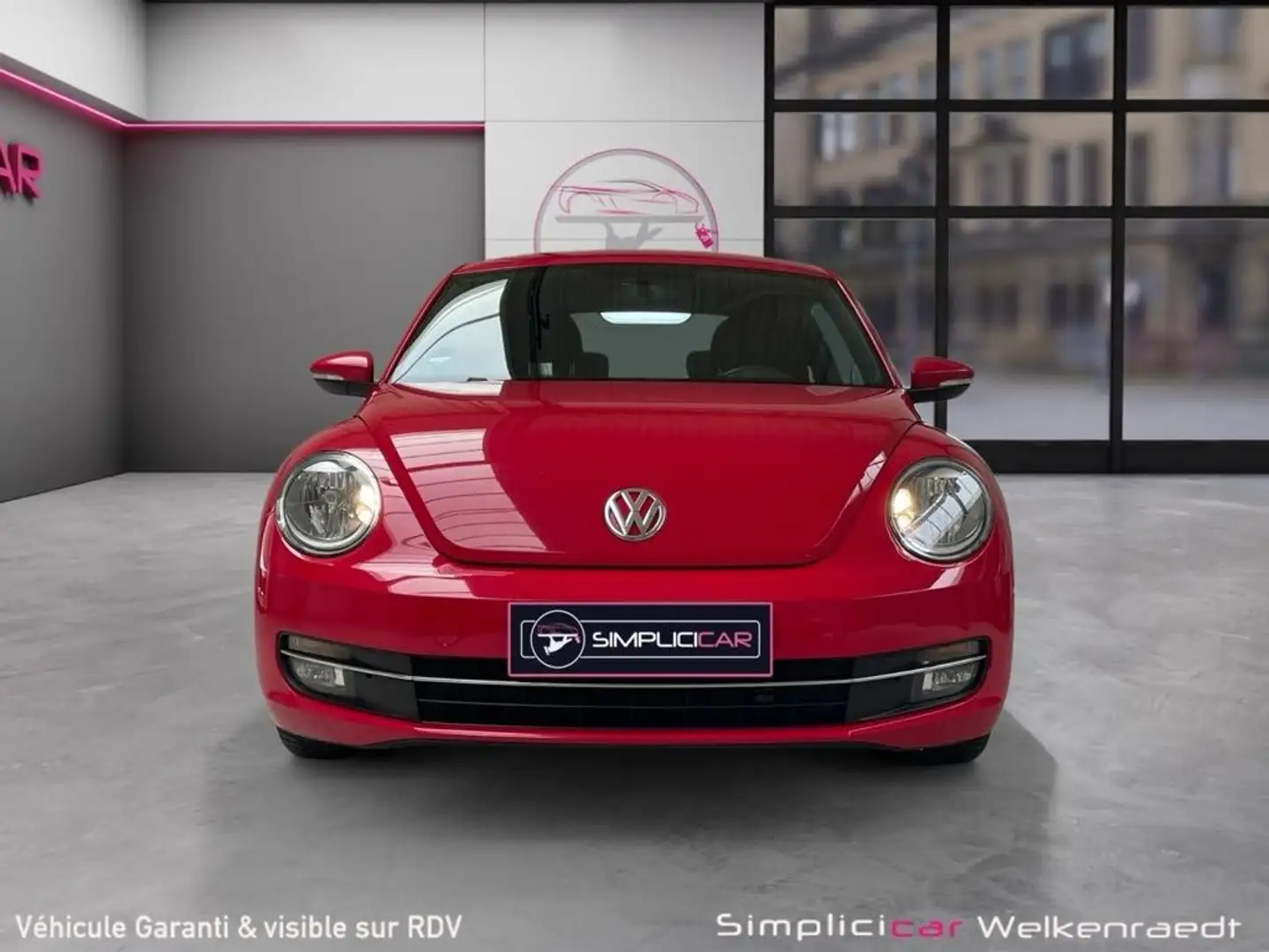 Volkswagen Beetle 1.2 TSI-Garantie 12 mois-CLIM-GPS-BLUETOOTH Červená - 2