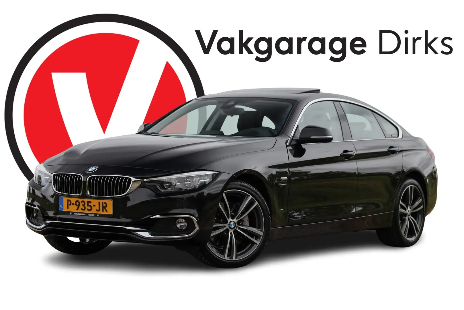 BMW 440 4-serie Gran Coupé 440i xDrive 326 PK ✅ Leder ✅ He Negro - 1