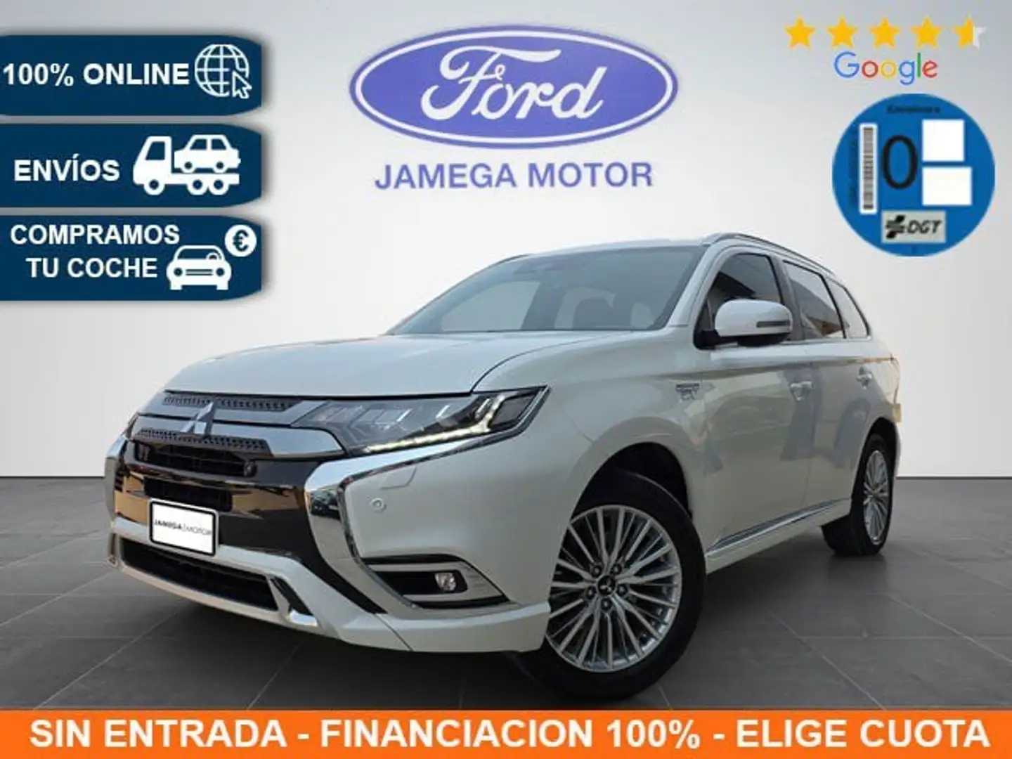 Mitsubishi Outlander PHEV 2.4 PHEV Motion Auto 4WD Blanc - 1