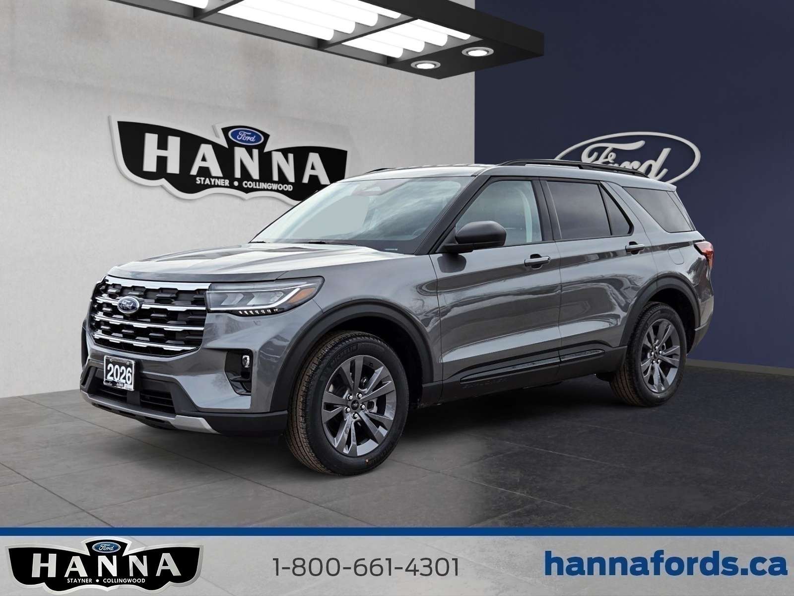 Gray 2026 Ford Explorer SUV / Crossover All-Wheel Drive Automatic
