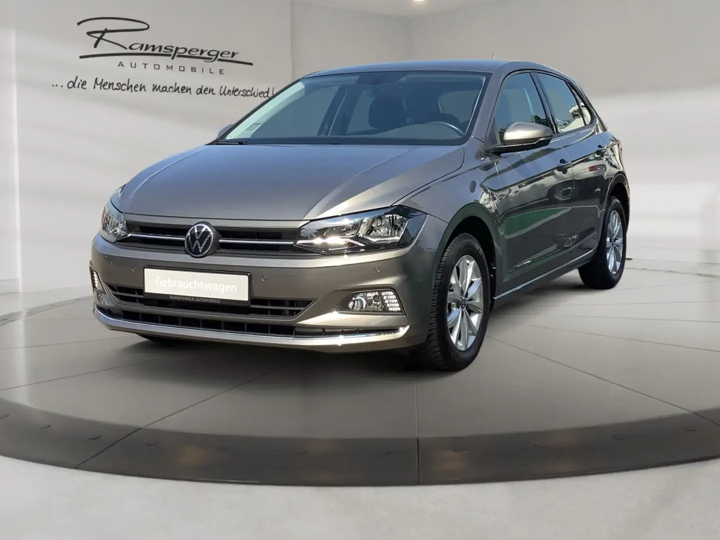 Volkswagen Polo 1.0 TSI Highline ACC APP DAB Climatronic PD Grau - 2