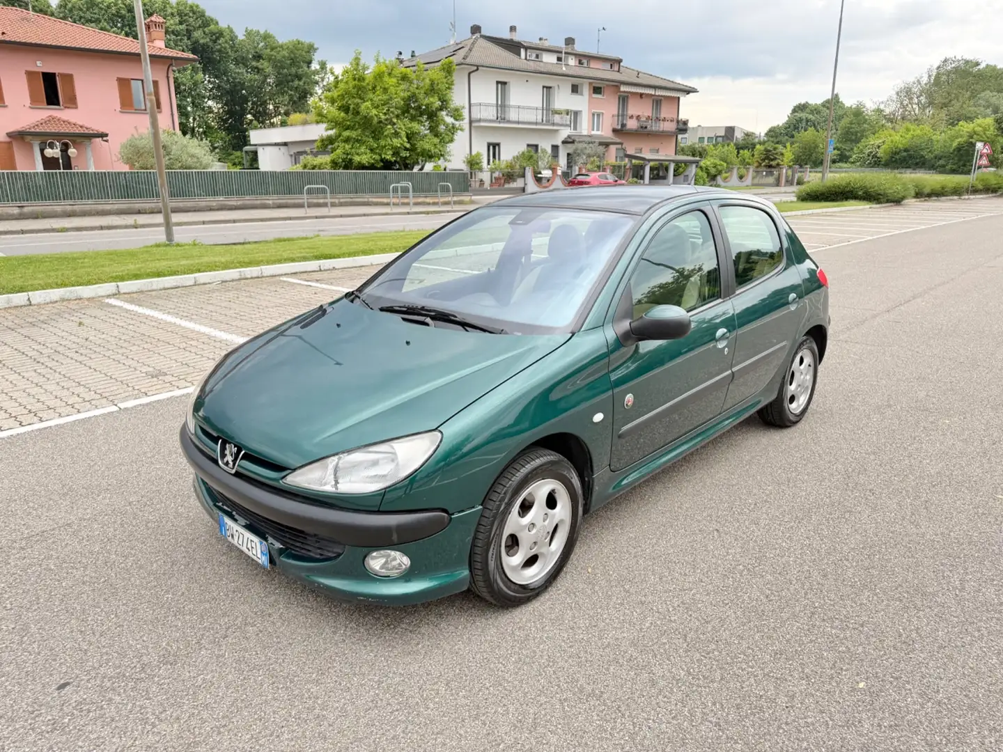 Peugeot 206 1.4 5p. 75Cv Roland Garros*Pelle*Panorama Зелений - 1
