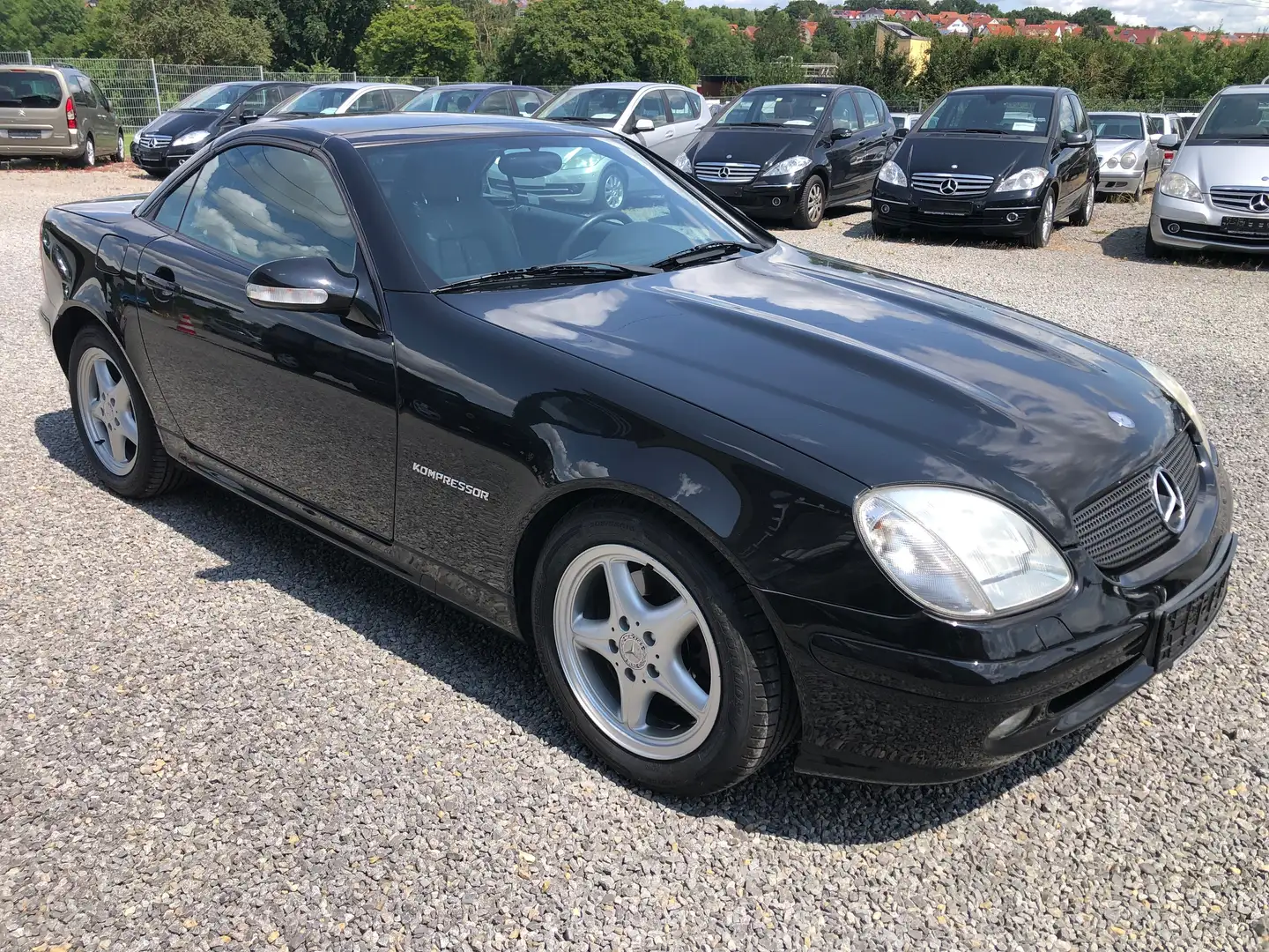 Mercedes-Benz SLK 230 Kompressor Automatik*BOSE*EDW*SHZ*Tempomat*Xenon* Schwarz - 2