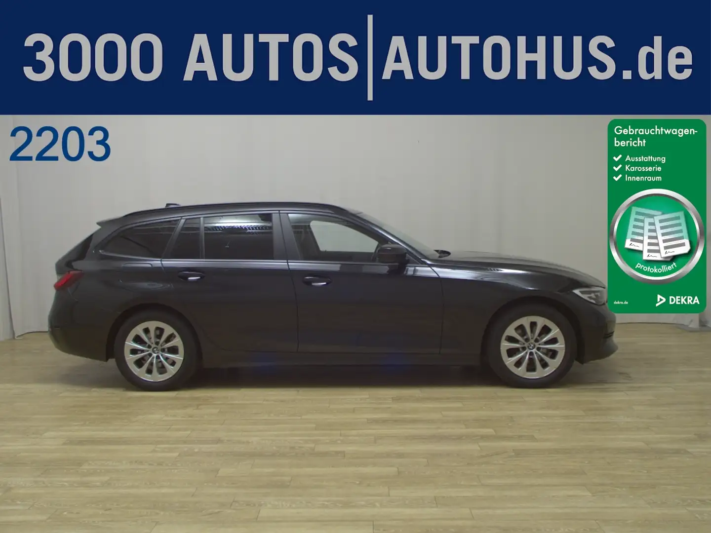 BMW 320 d Touring Advantage Pano LED LC Pro el.Heck Zwart - 1