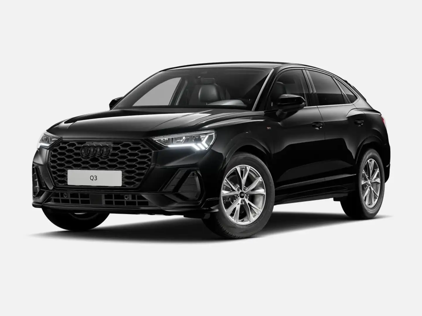 Audi Q3 Sportback S line 35 TFSI S tr. LED AHK PDCam Zwart - 2