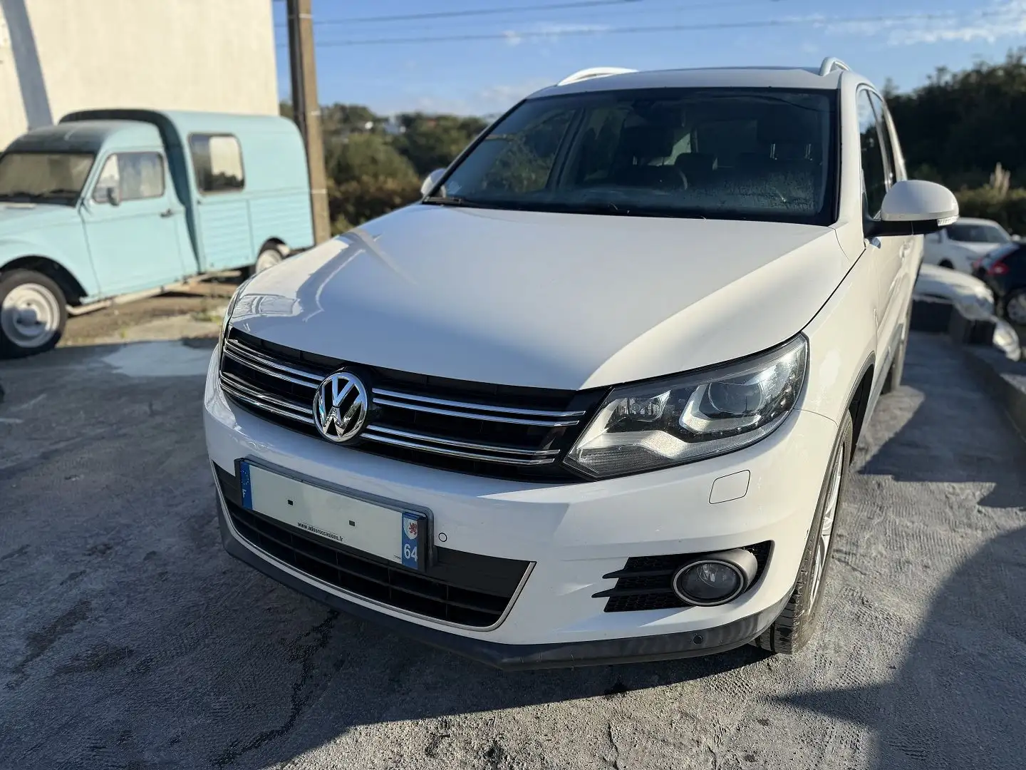 Volkswagen Tiguan 2.0 TDI 140CH BLUEMOTION TECHNOLOGY FAP CARAT 4MOTION DSG7 Blanc - 2