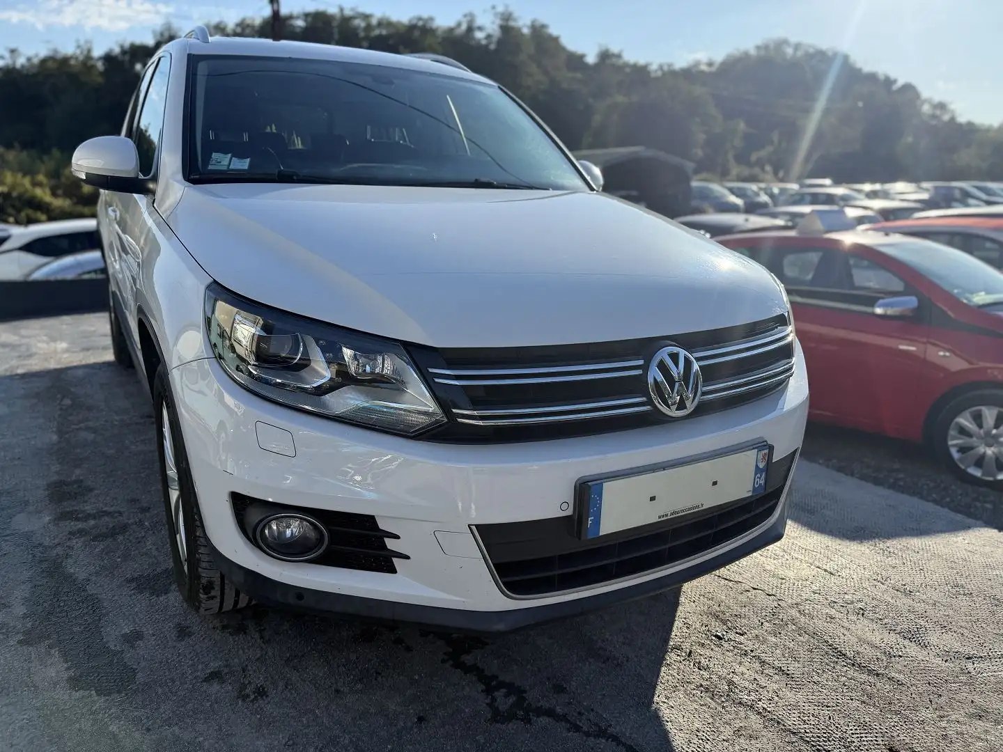 Volkswagen Tiguan 2.0 TDI 140CH BLUEMOTION TECHNOLOGY FAP CARAT 4MOTION DSG7 Blanc - 1