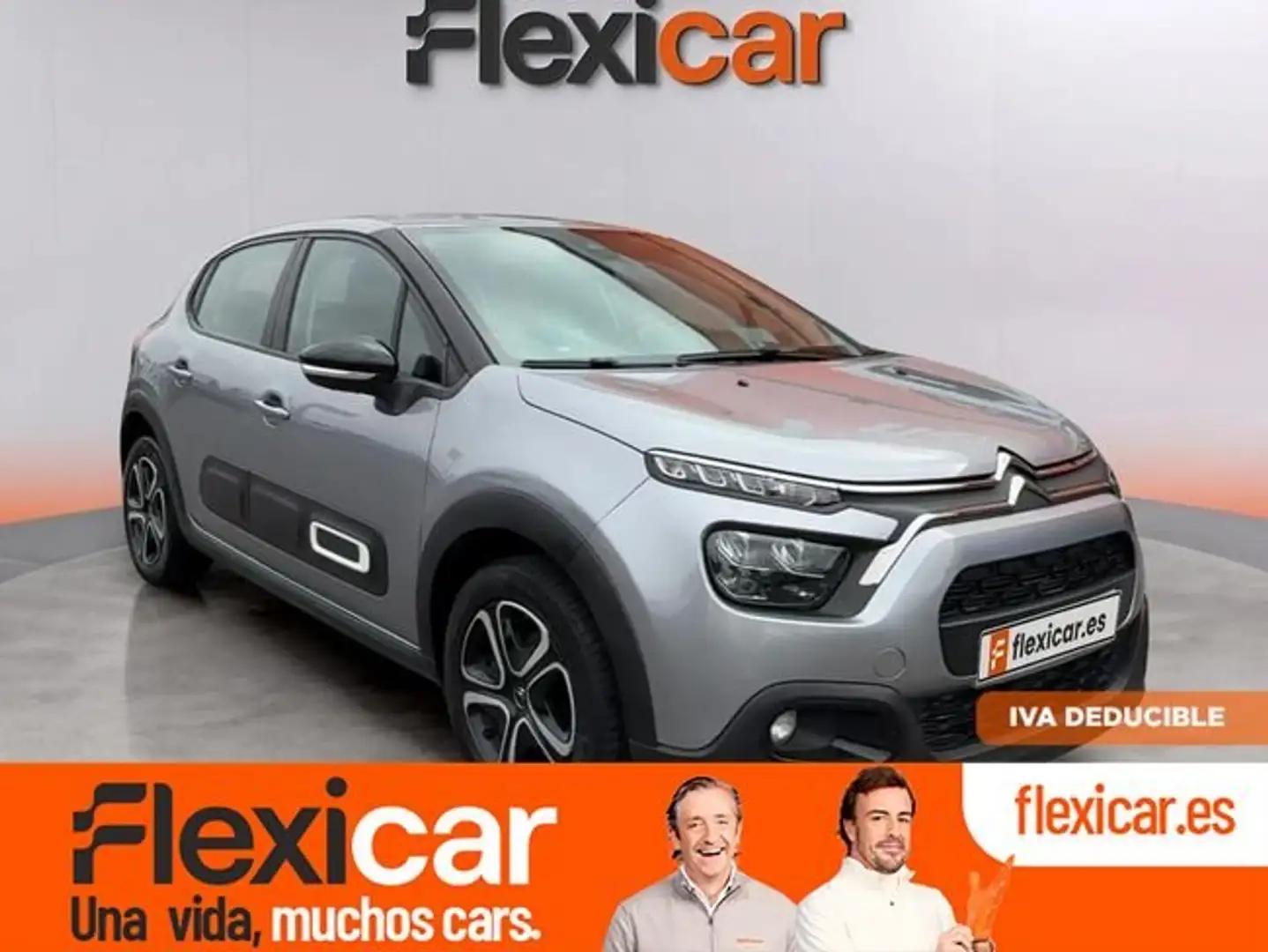 Citroen C3 PureTech 60KW (83CV) Plus Gris - 1