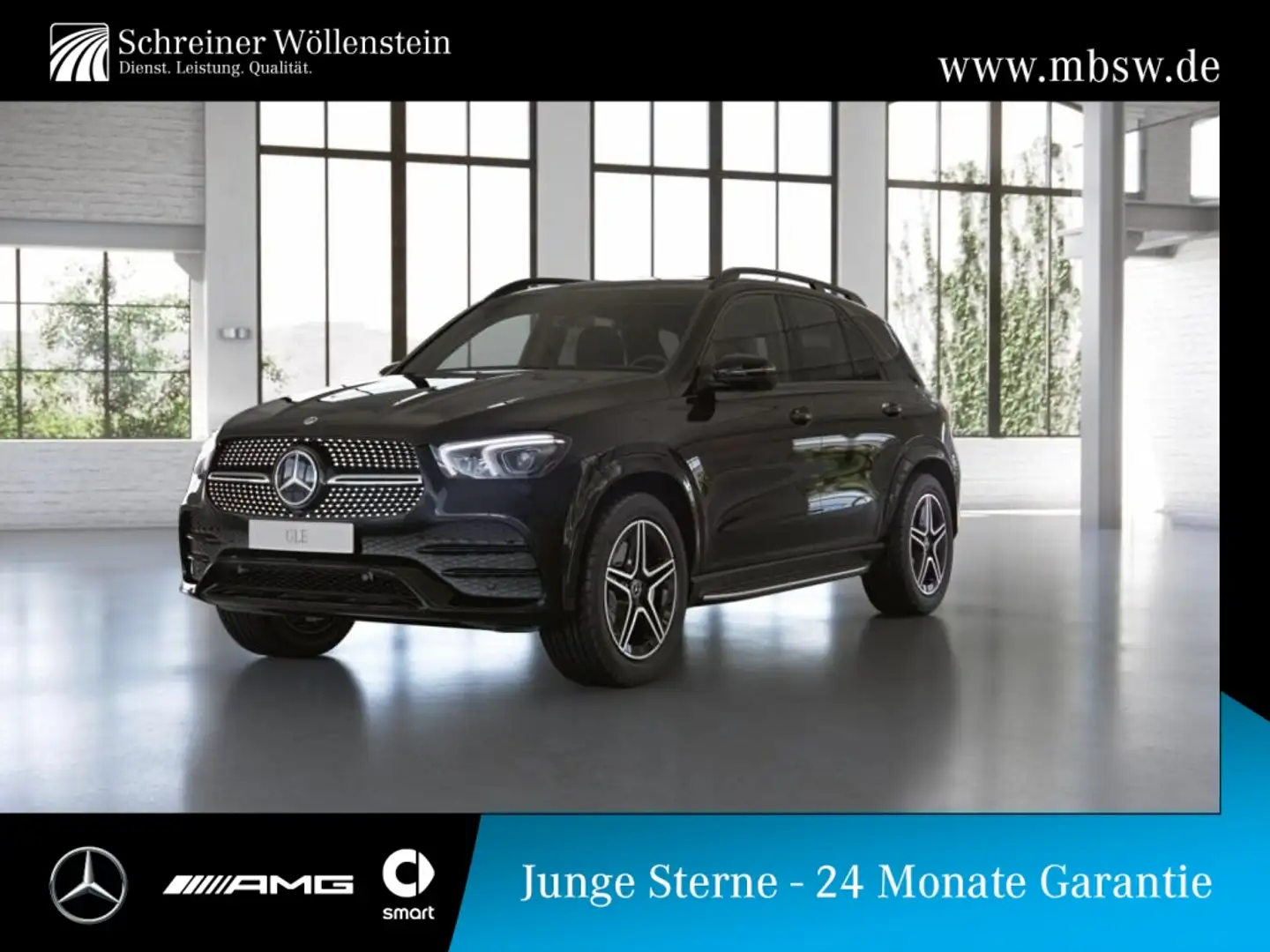 Mercedes-Benz GLE 350 de 4M AMG*NIGHT*360°KAMERA*AMBI*LED*SHZ* Schwarz - 1