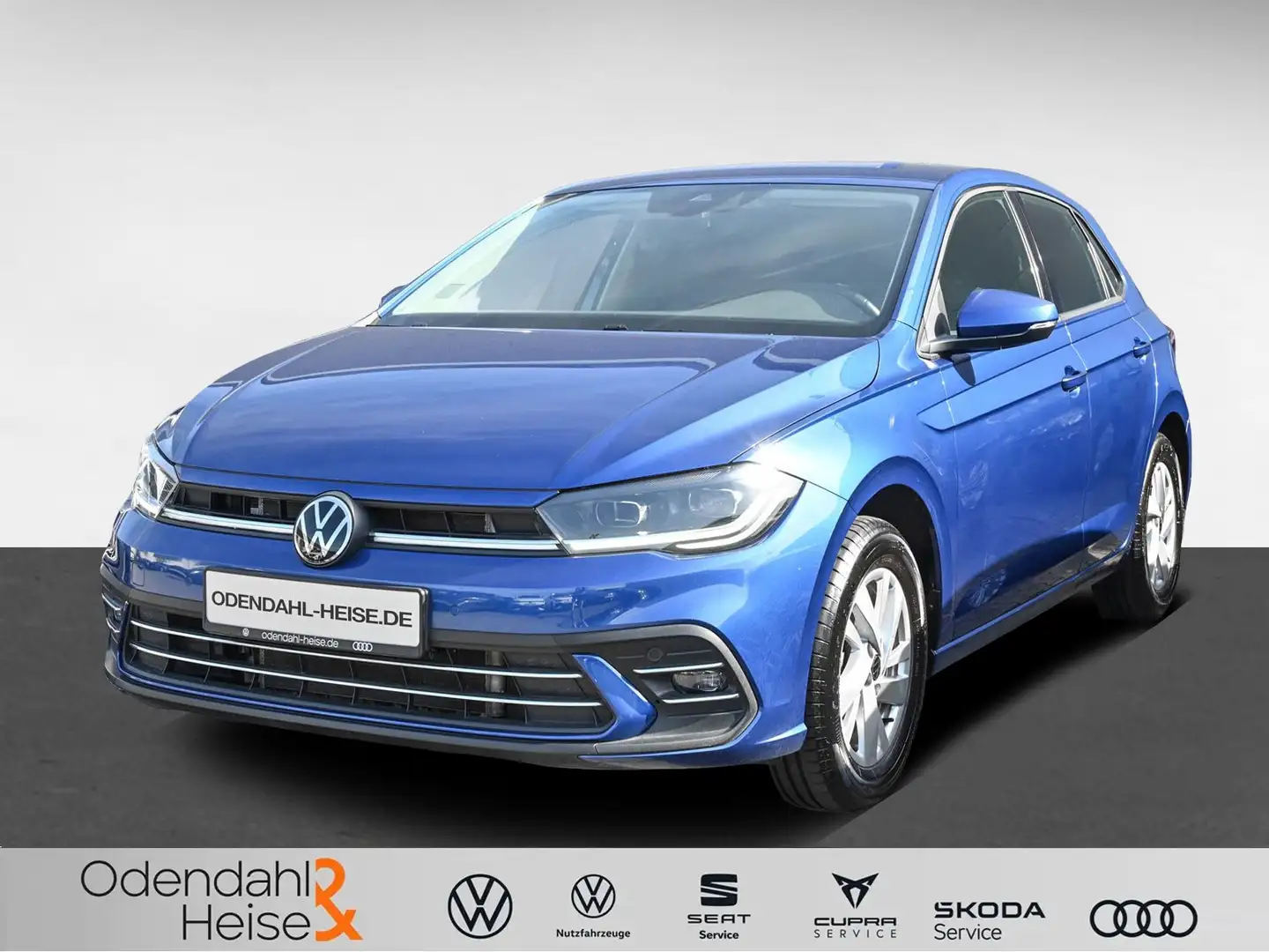Volkswagen Polo Style 1.0 TSI DSG AHV / NAVI / ACC / MATRIX L Blau - 1