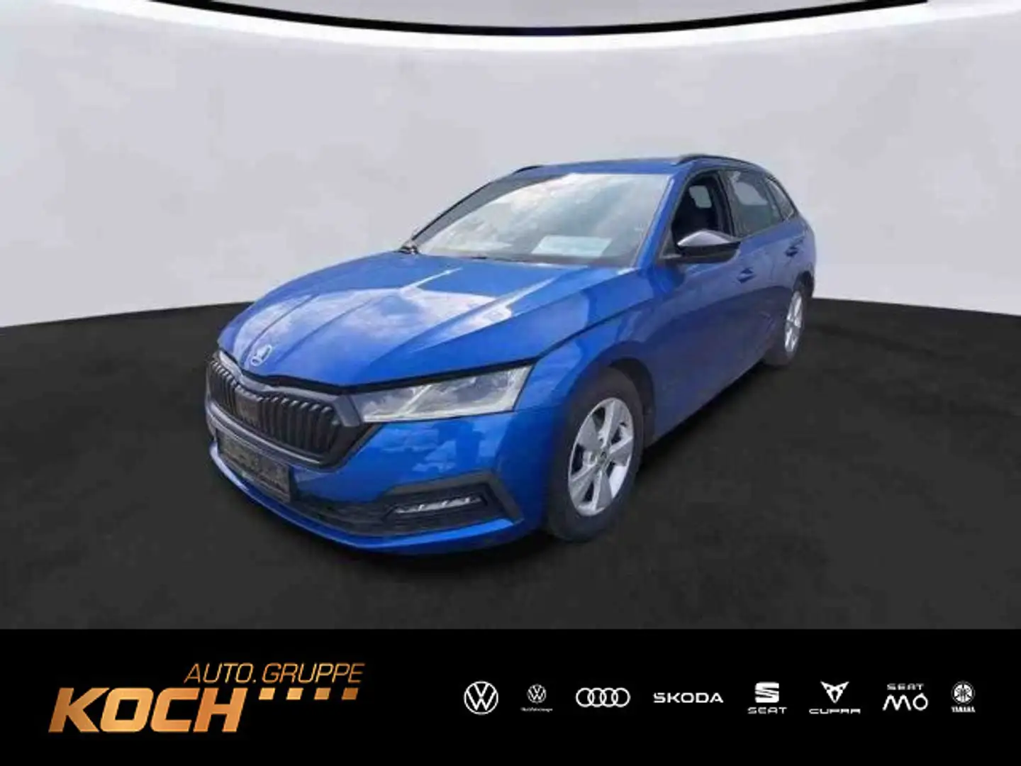 Skoda Octavia Combi 2.0TDI First Edition DSG NAVI LED Bleu - 1